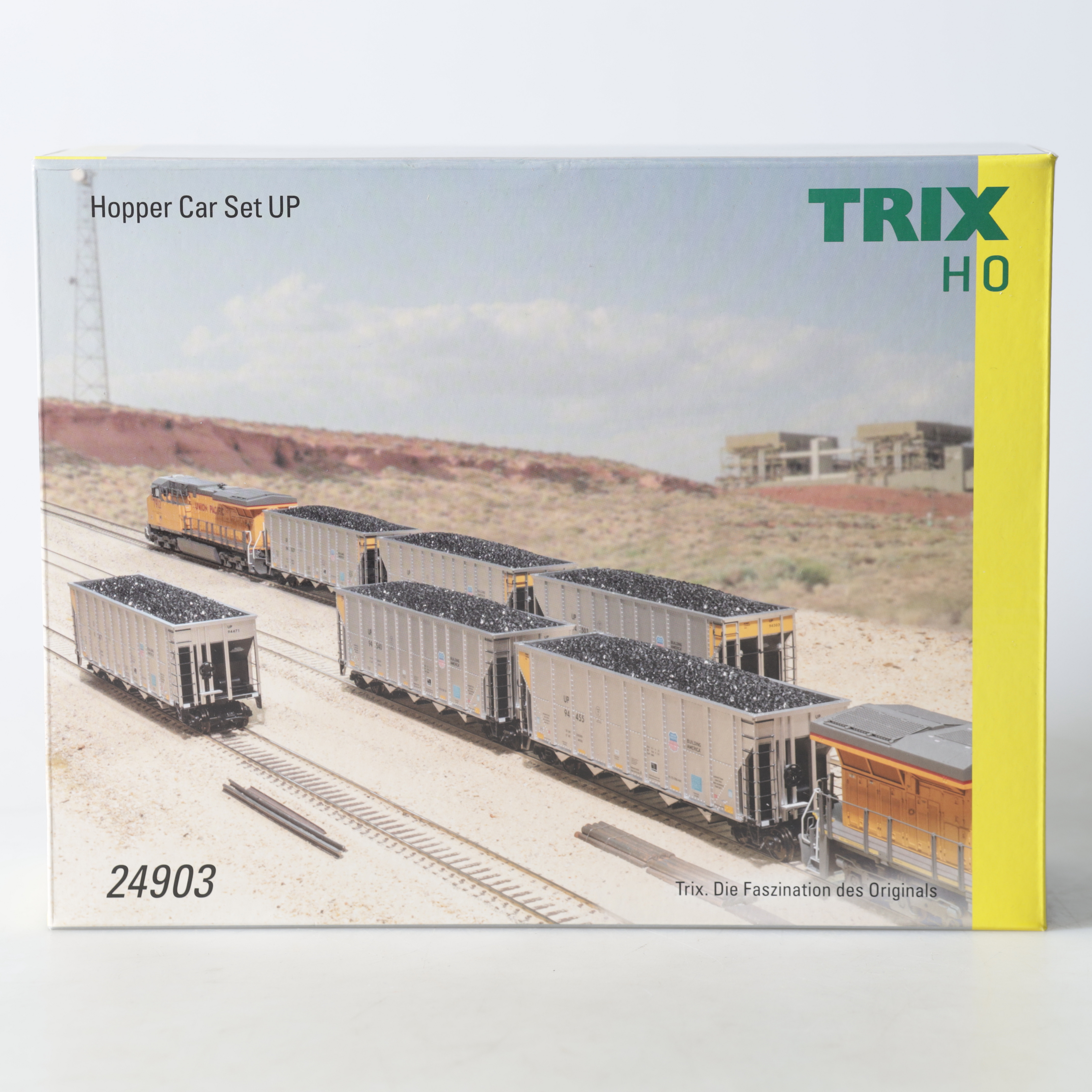 VAGNSET, 24903, H0, Union pacific Hopper car set, Trix.