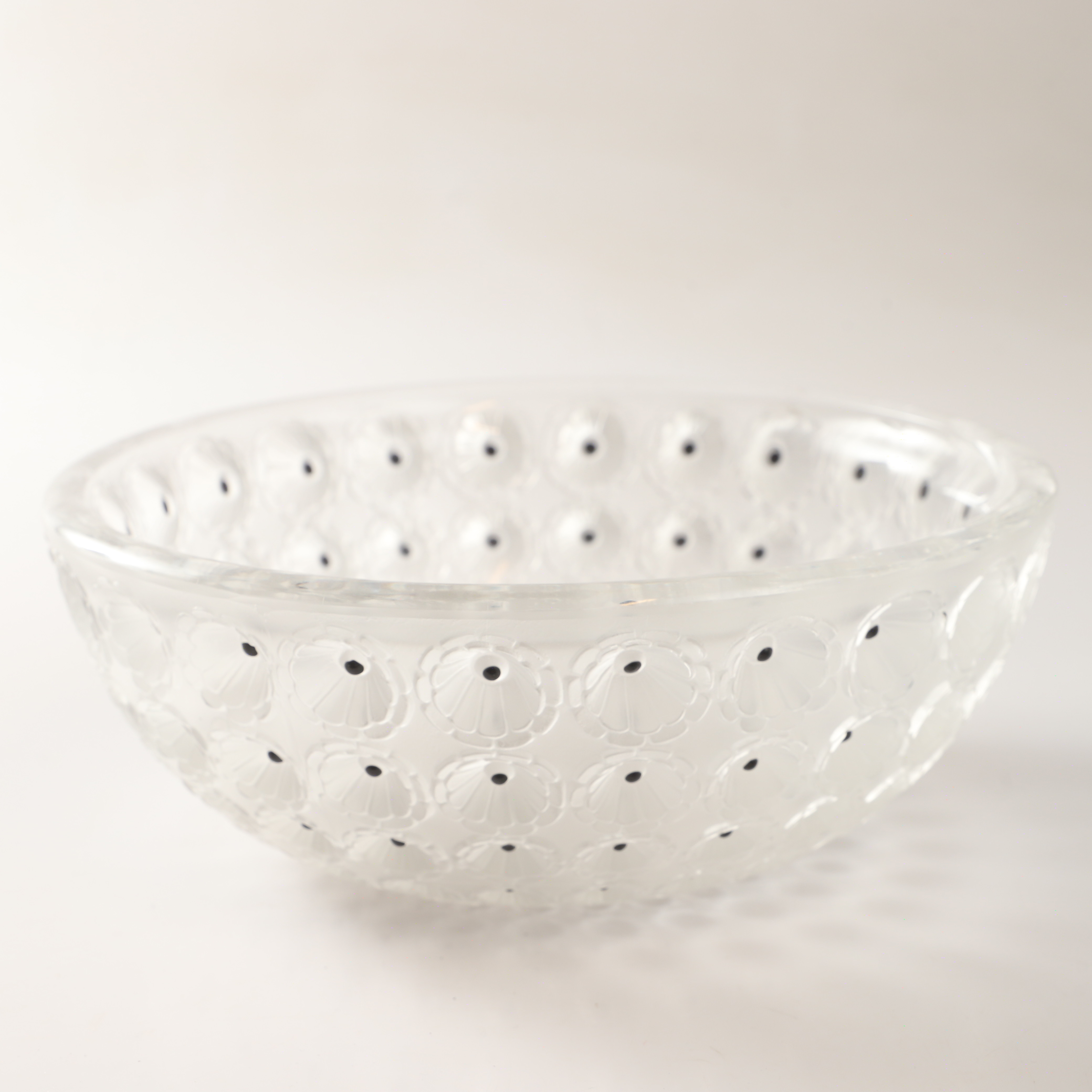 SKÅL, "Nemours", kristall, Lalique, Frankrike, osignerad.