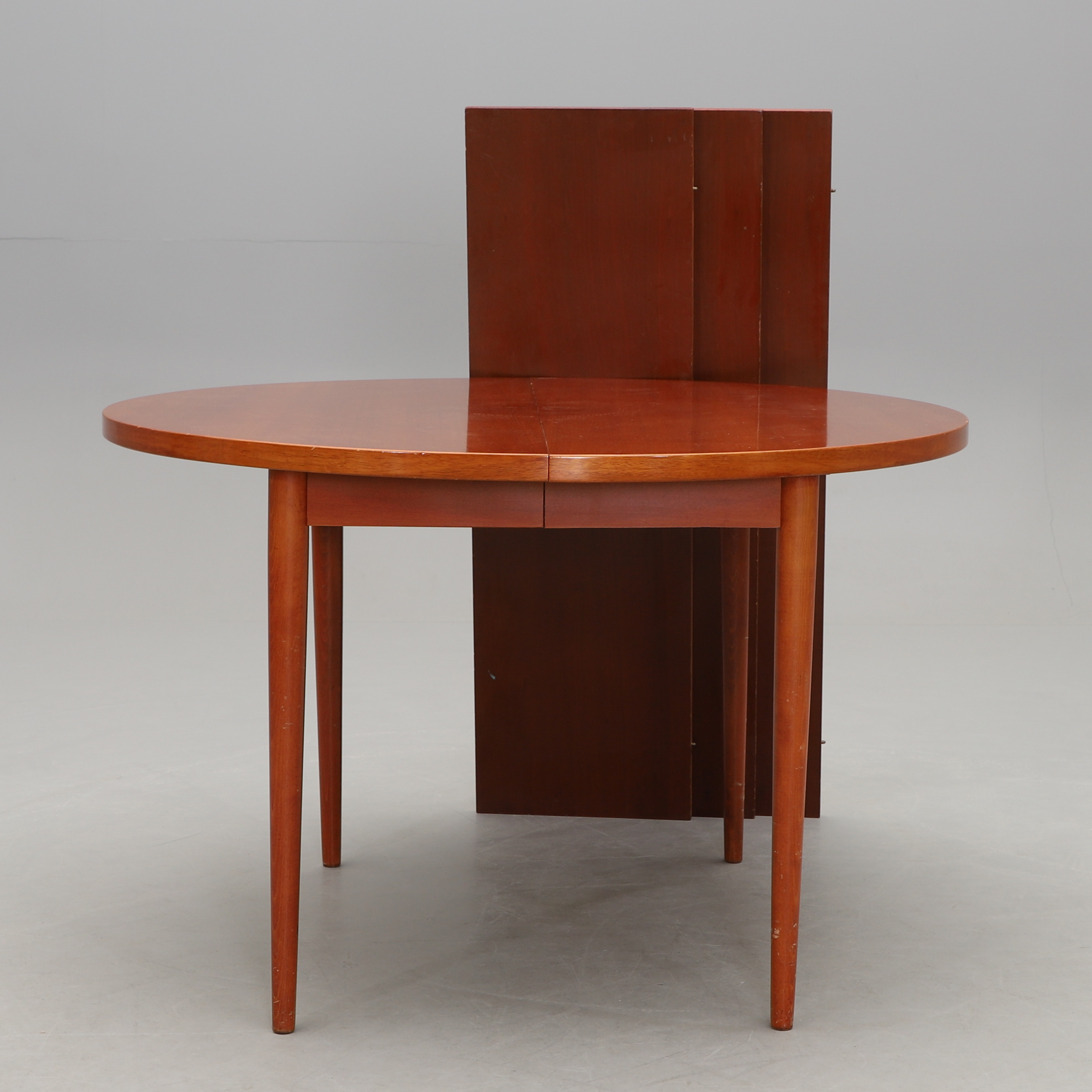 MATBORD, med iläggsskivor, teak, 1950/60-tal.