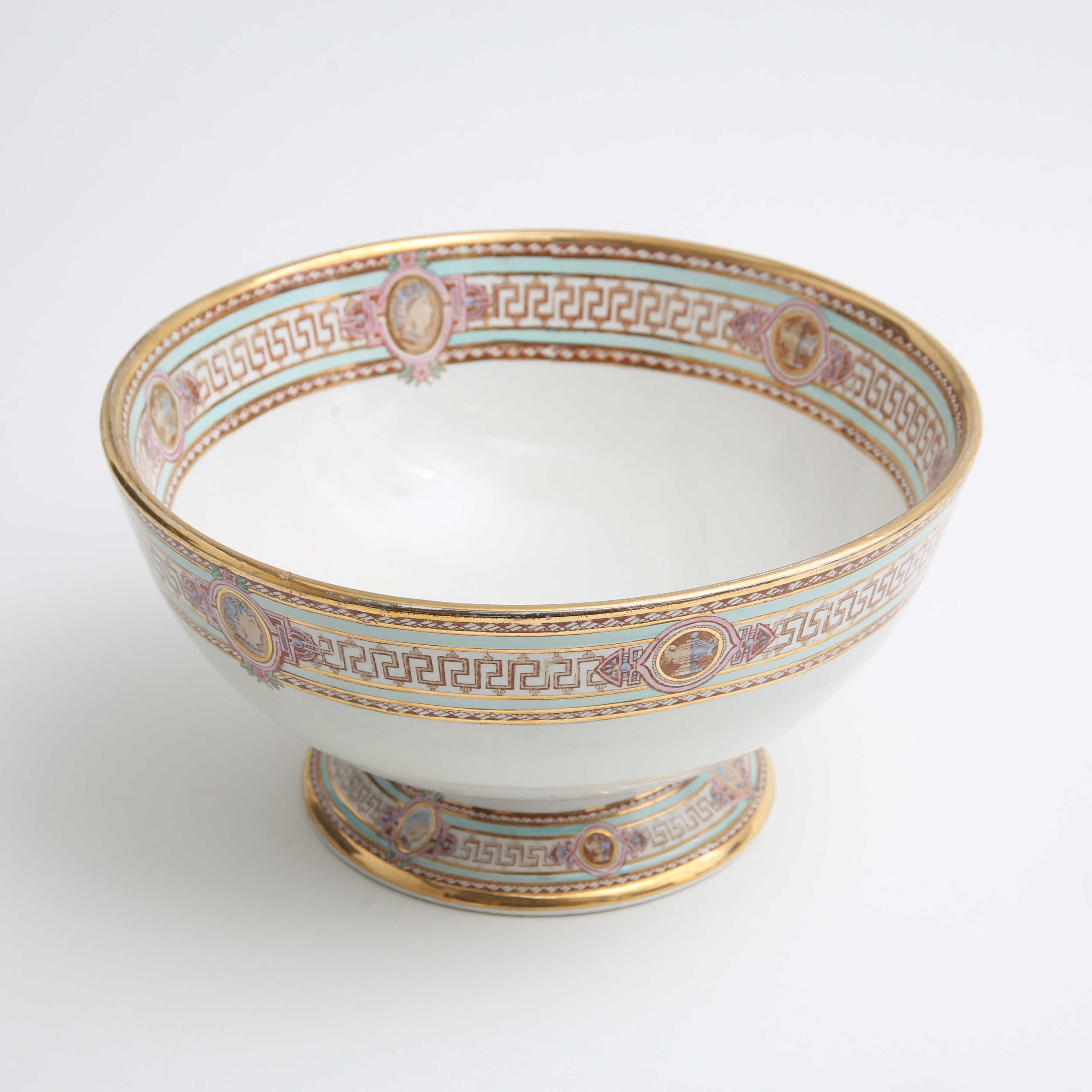BÅLSKÅL, flintgods, "Svea", Gustafsberg, 18/1900-tal.
