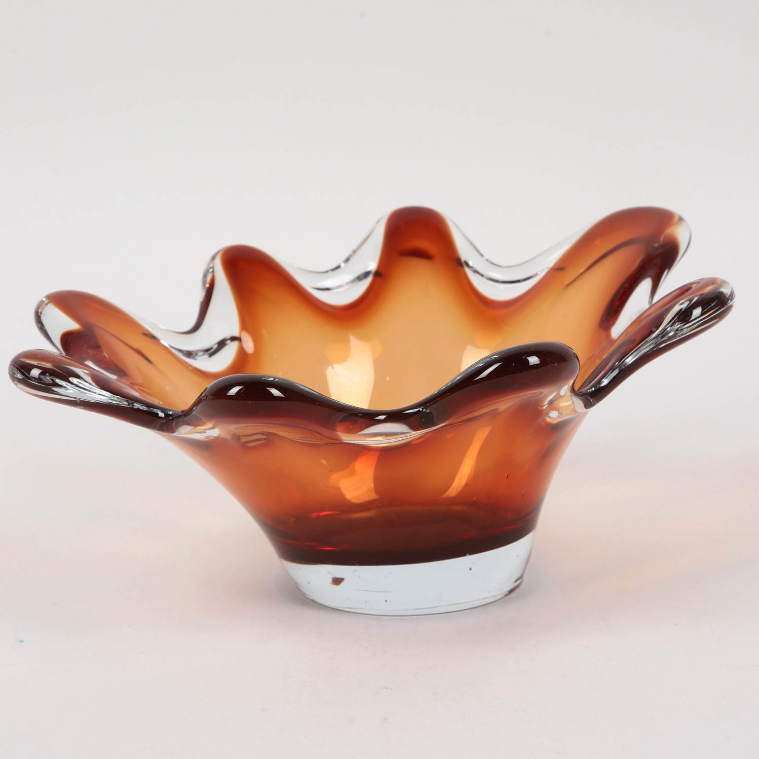 SKÅL, glas, Murano, Italien, 1900-talets andra hälft.