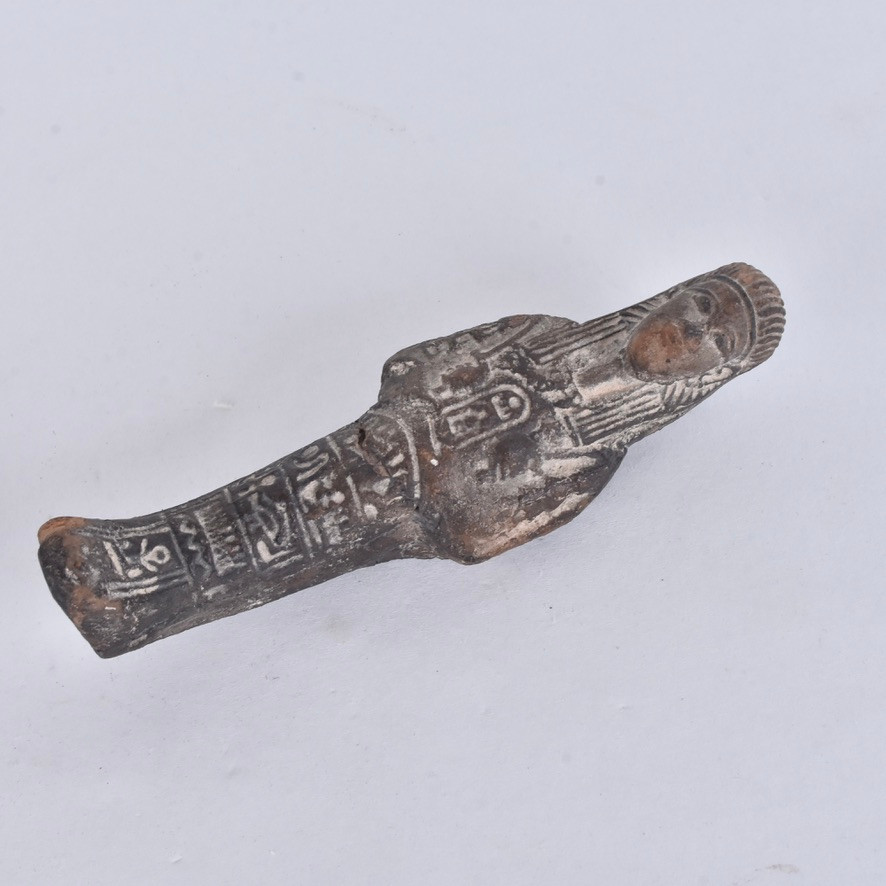 USHABTI, terrakotta, Egypten.