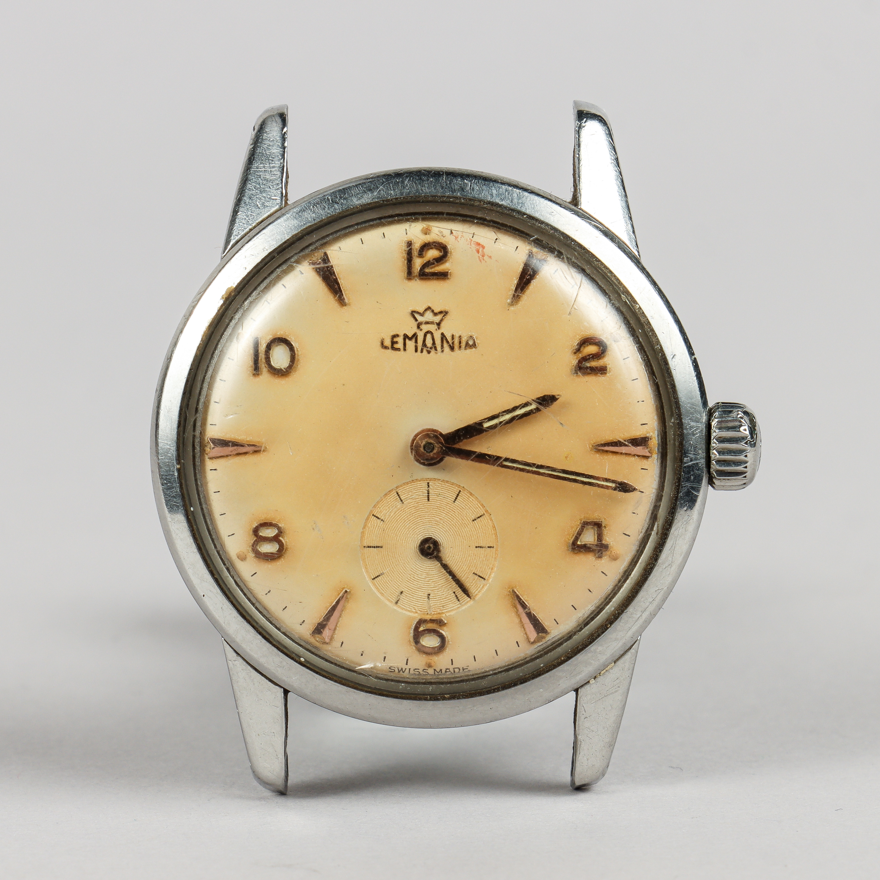LEMANIA, stål, manuell, 1950/60-tal.