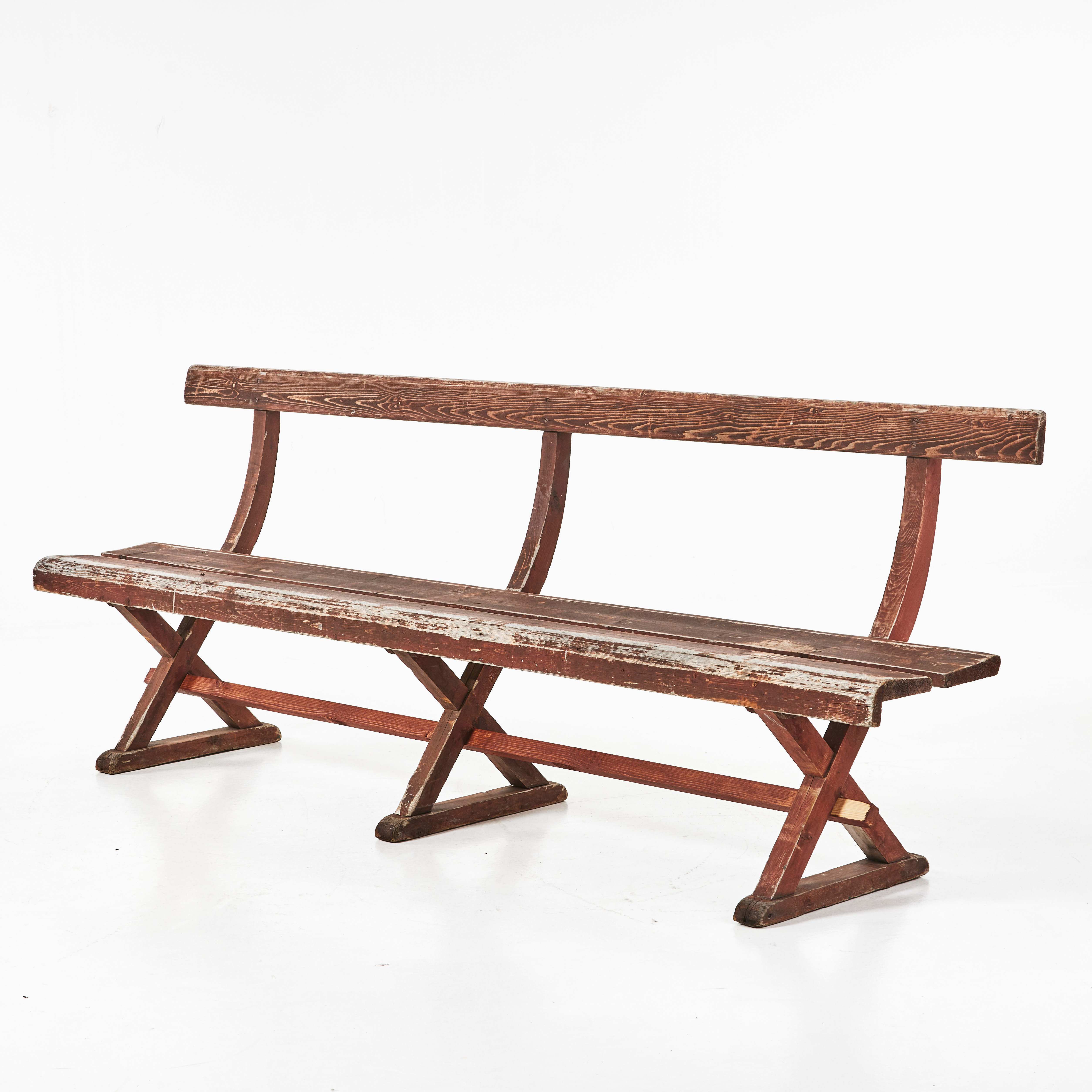 BÄNK, 1900-talets första hälft, bemålad.