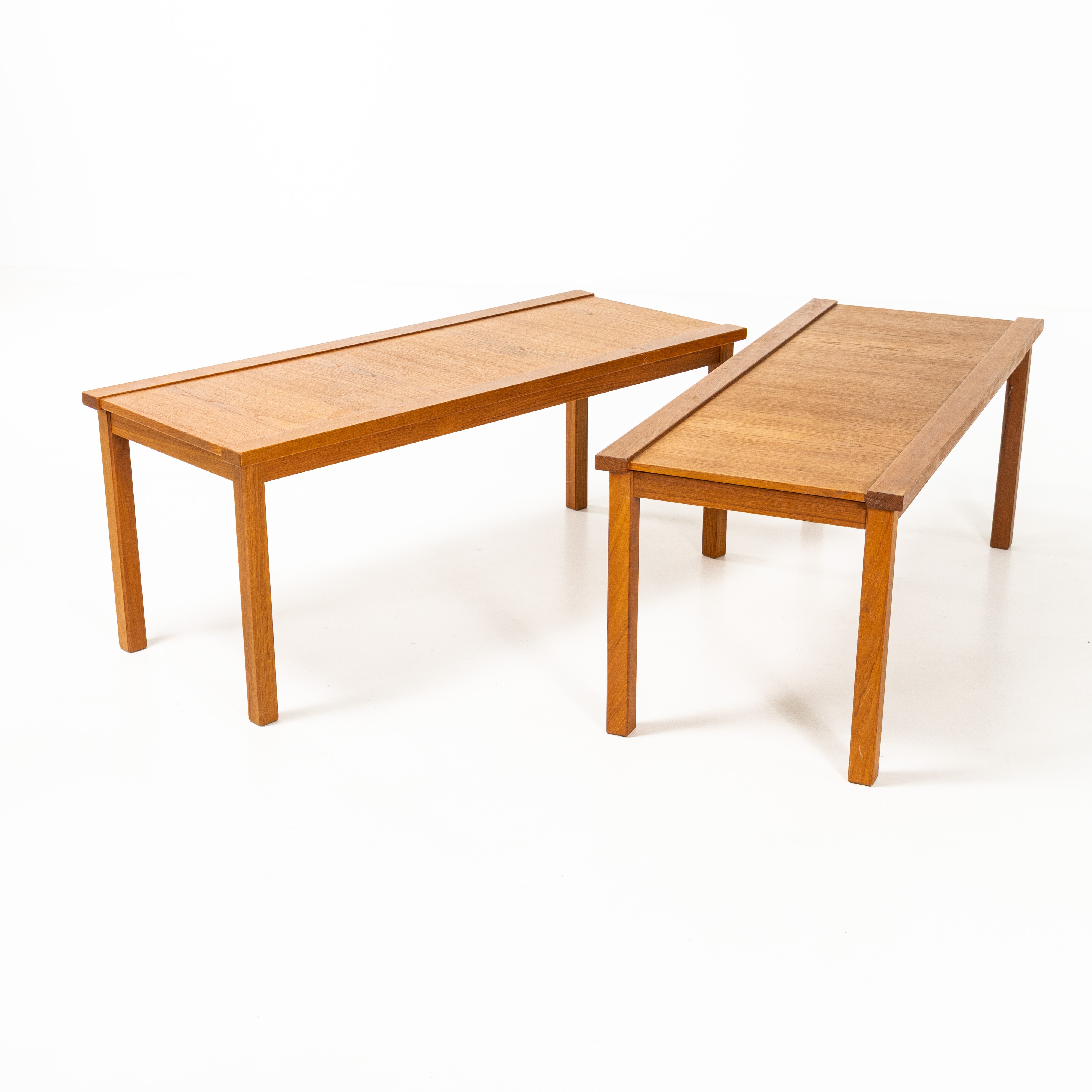 BLOMBORD. Ett par, teak, 60-tal.