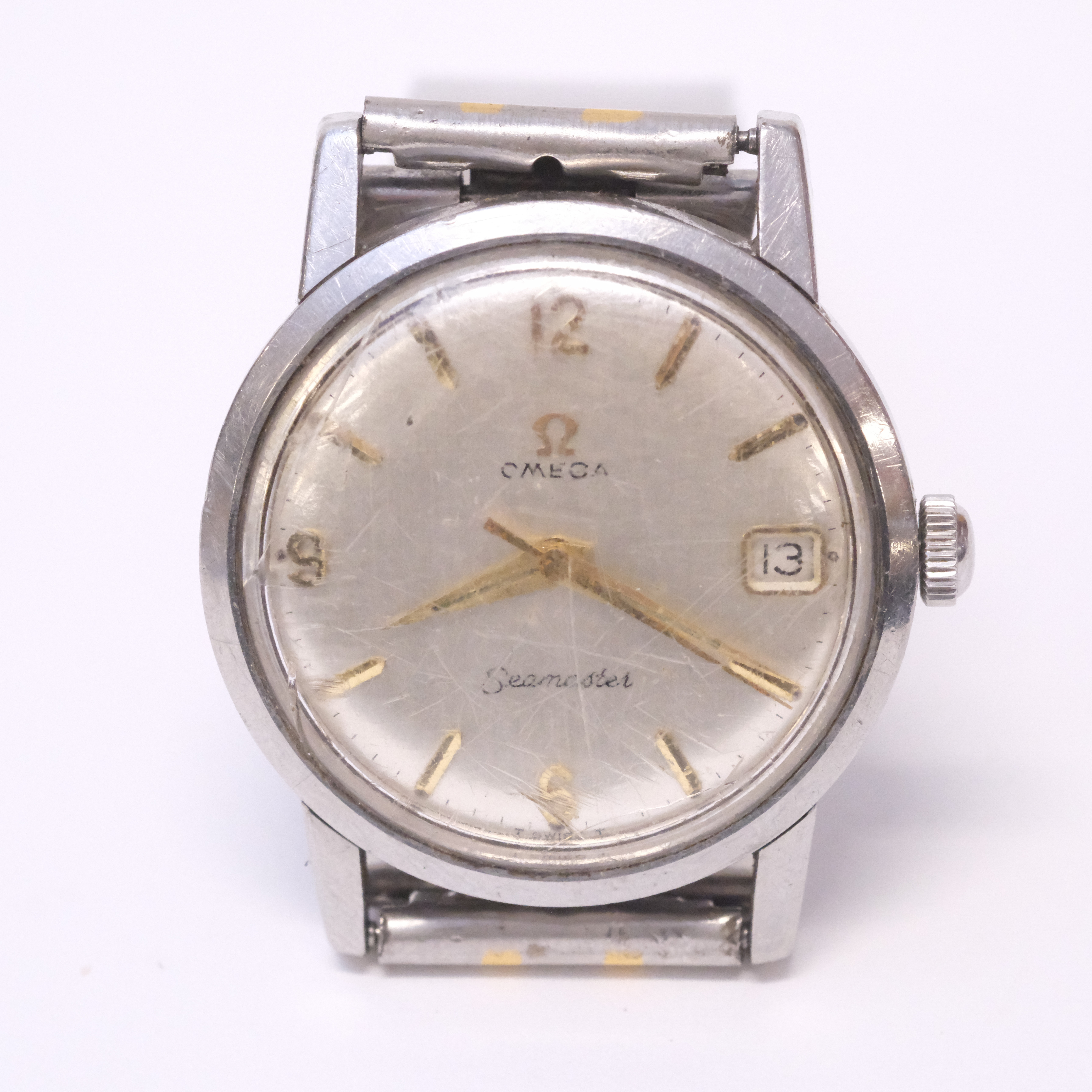 OMEGA. ARMBANDSUR. SEAMASTER. MANUELL. ÅR 1964.