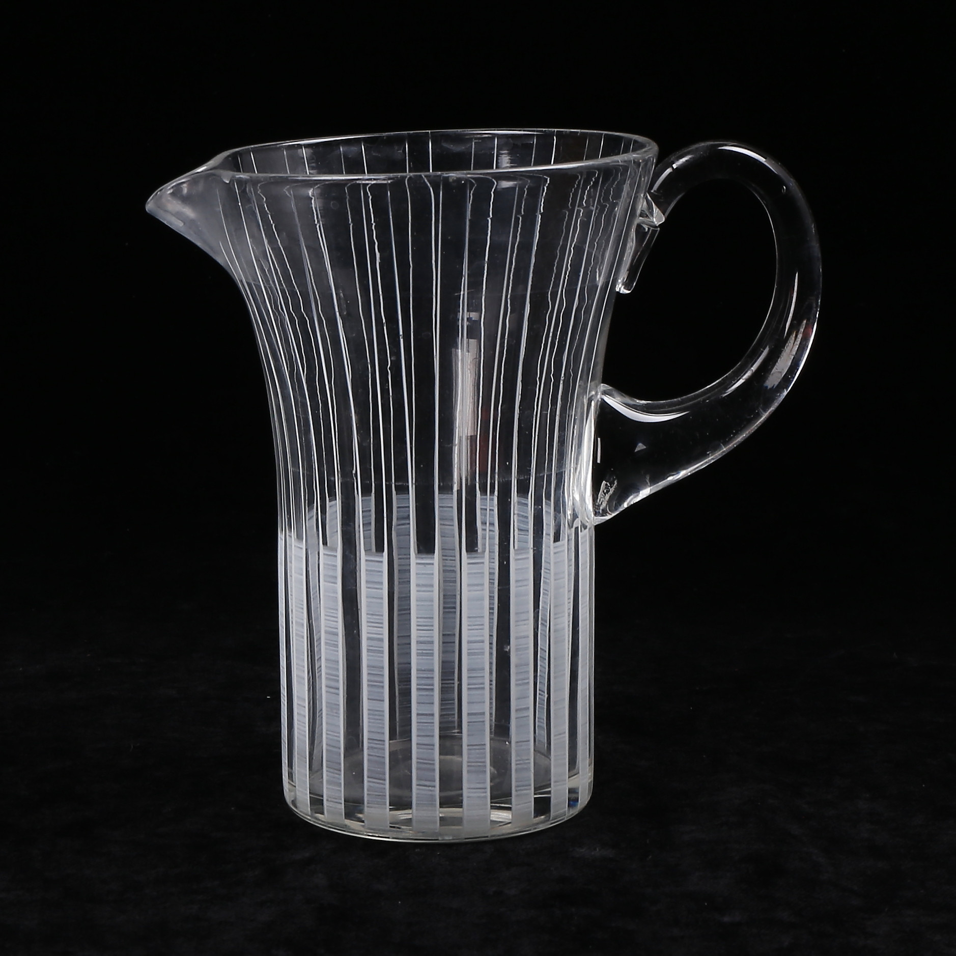 BENGT ORUP. Kanna, glas, "Strikt", Johansfors.