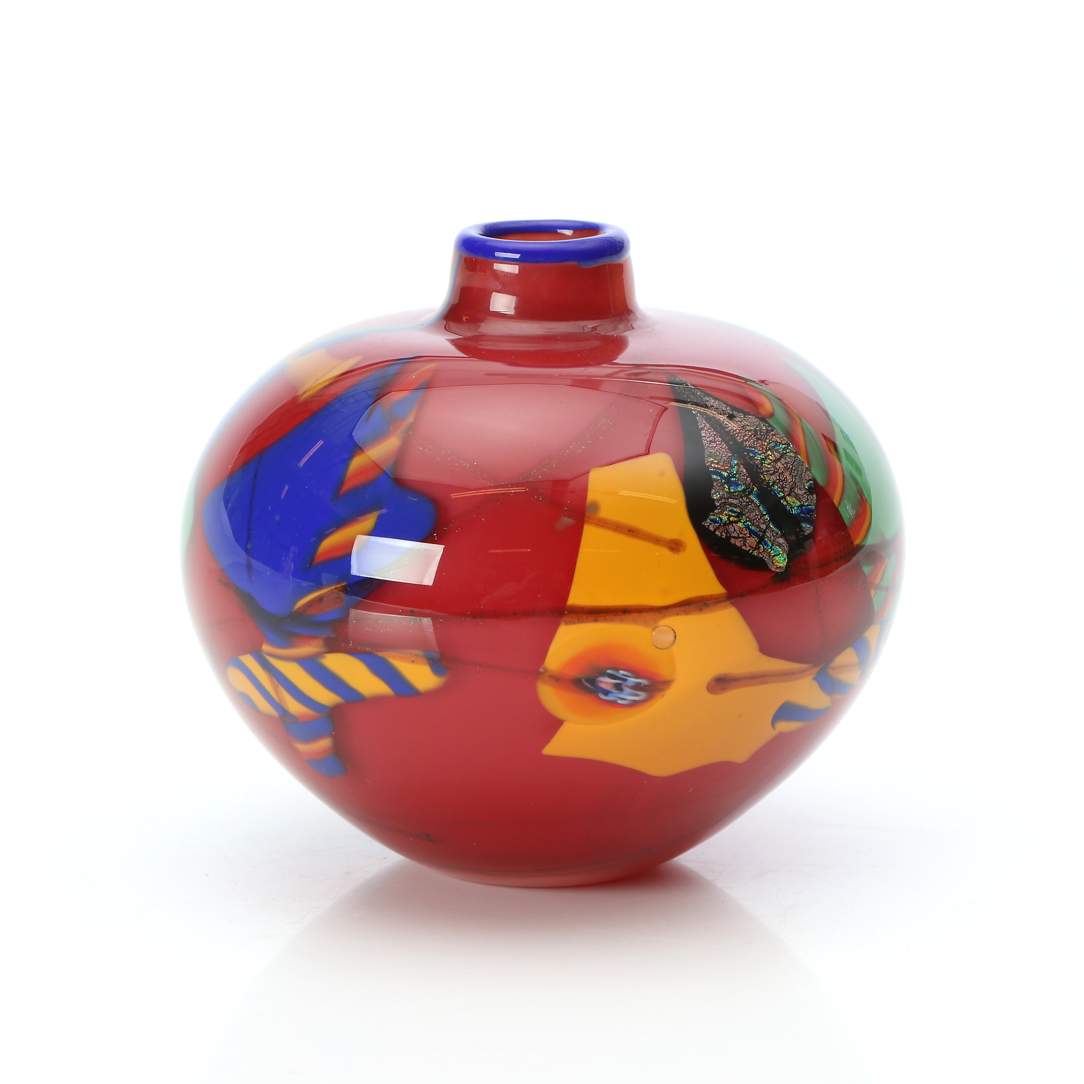 JAN-ERIK RITZMAN. VAS. Konstglas. Transjö. Signerad undertill.