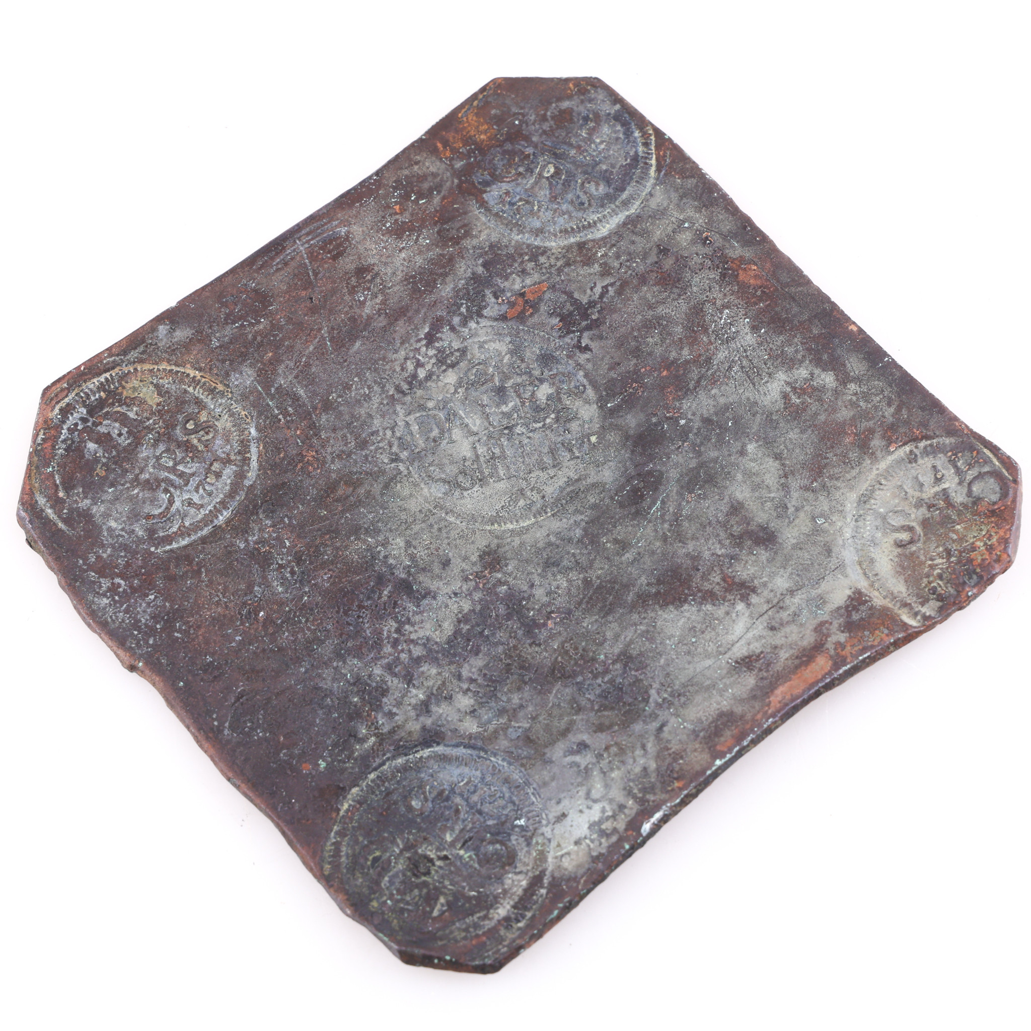 PLÅTMYNT, 1/2 silvermynt, Daler, SM, Karl XII, Garpenberg, 1711.