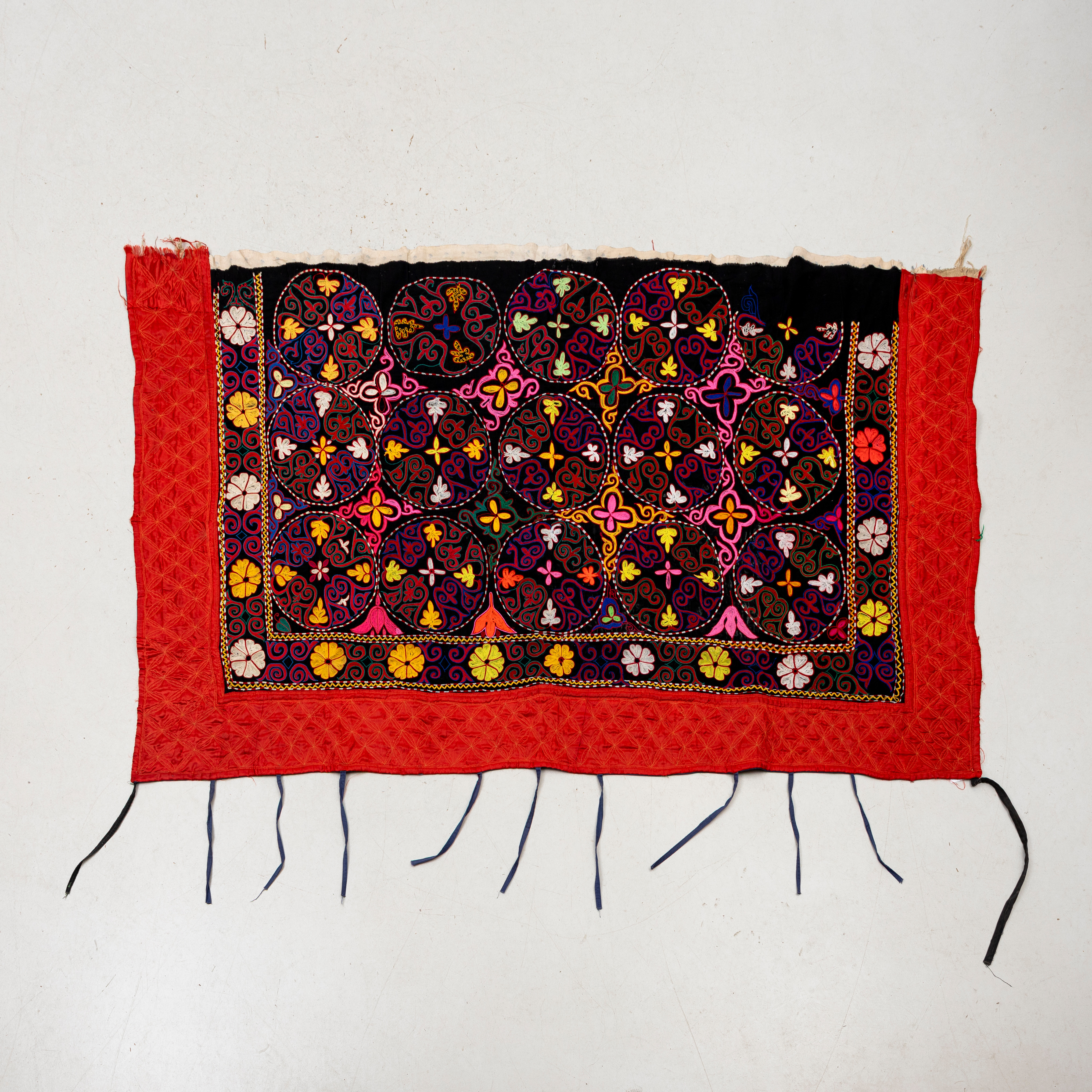TÄLTDUK/TÄCKE, broderi, Mongoliet, 1900-tal.