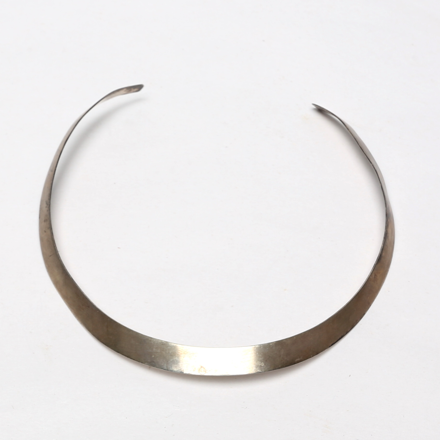 HALSRING, sterlingsilver, stelt.