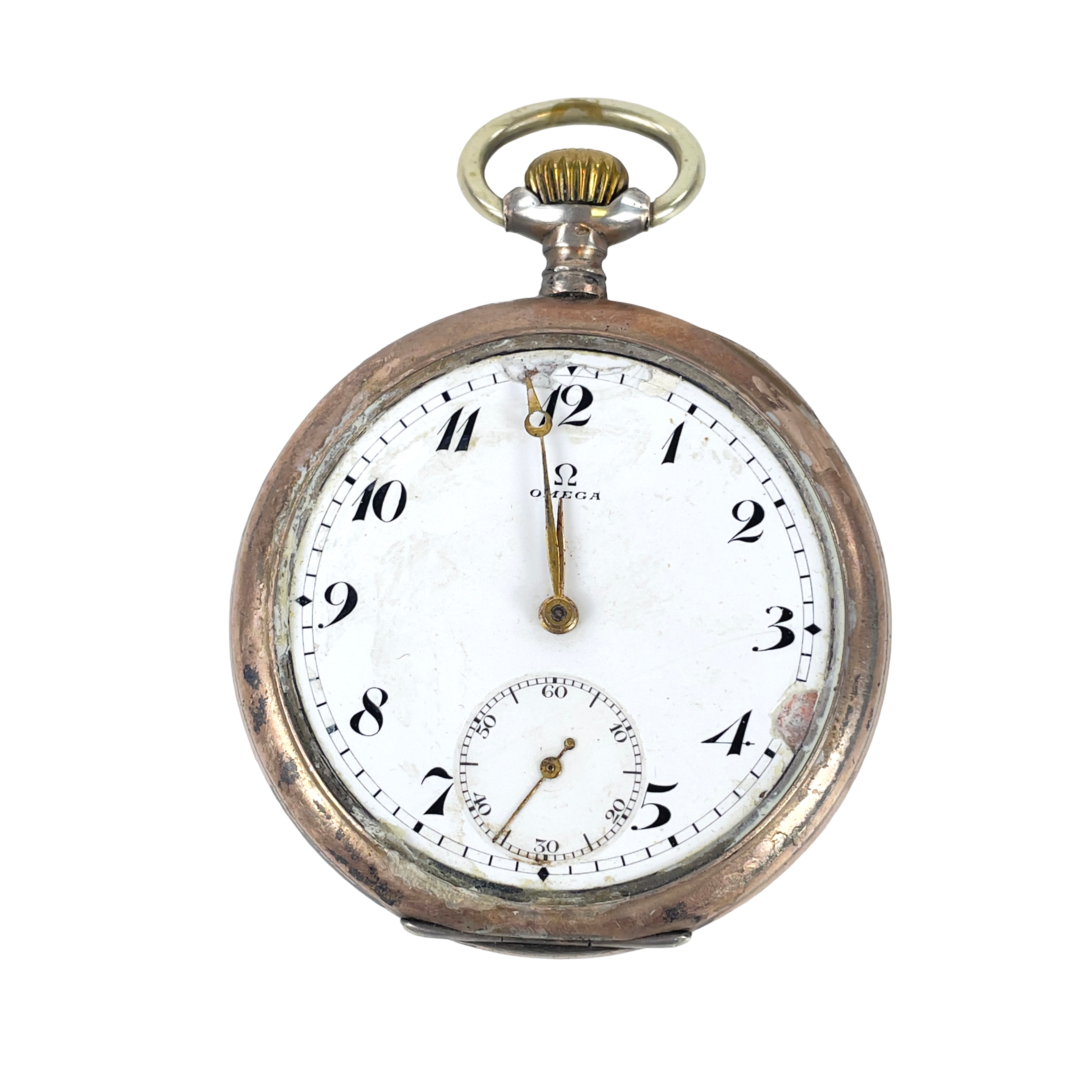 FICKUR. Silver, Omega, 1915.