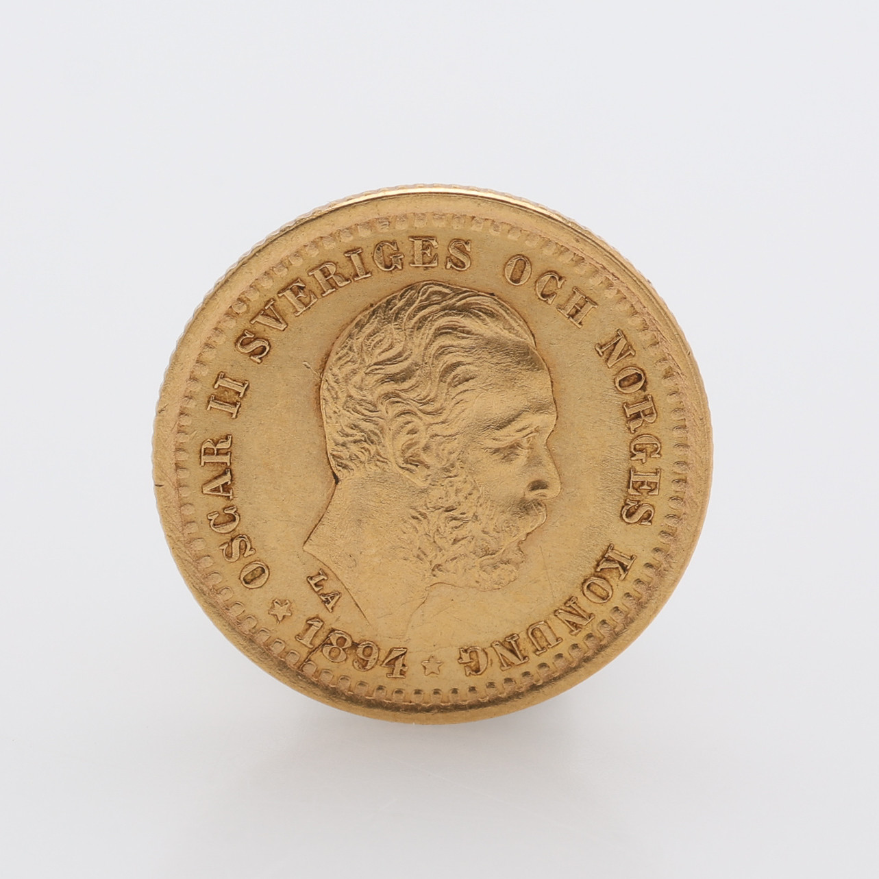 GULDMYNT, 5 KR, SVERIGE, 1894, 21,6 k, 2,2 g.