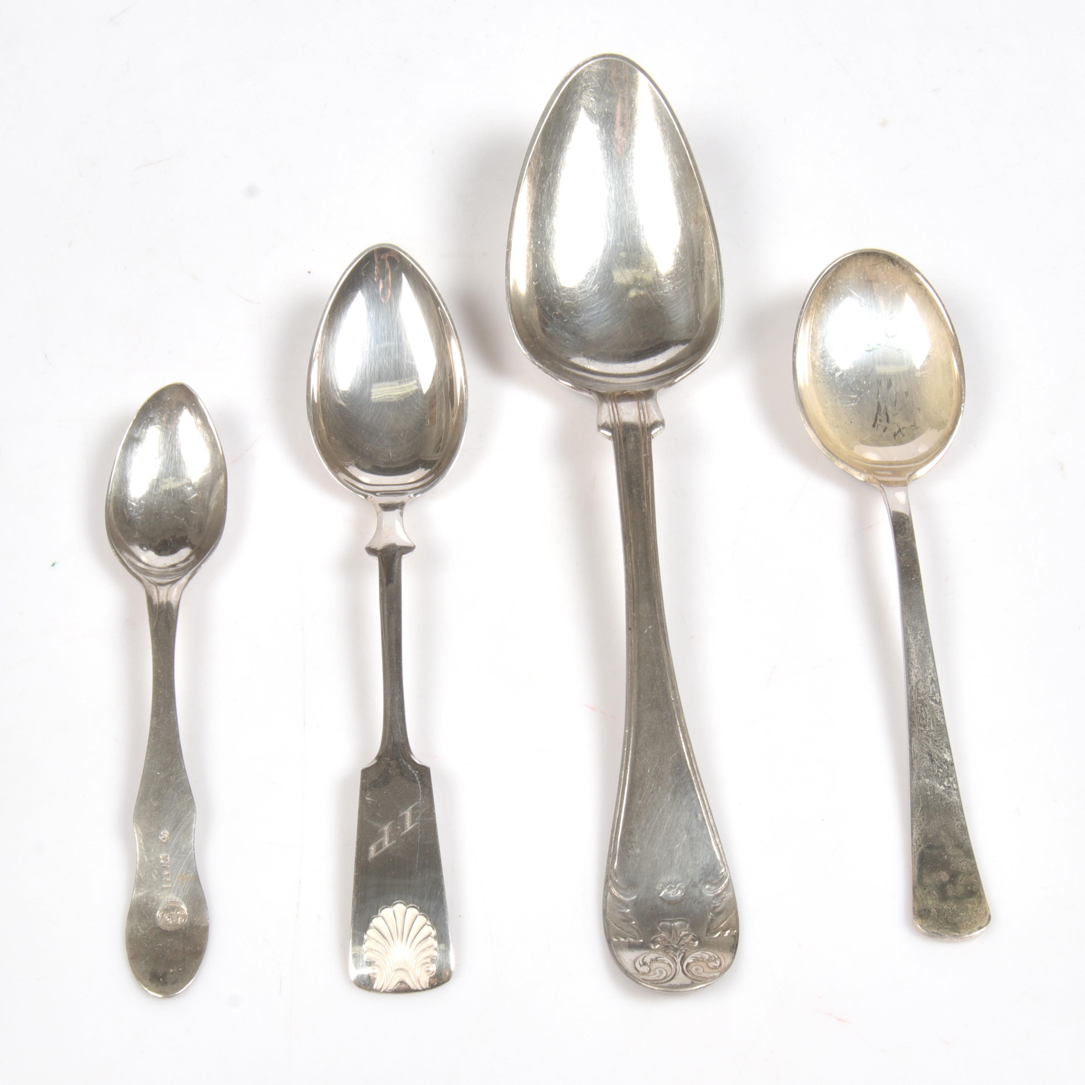 SKEDAR, 4 st, silver, 18&1900-tal.
