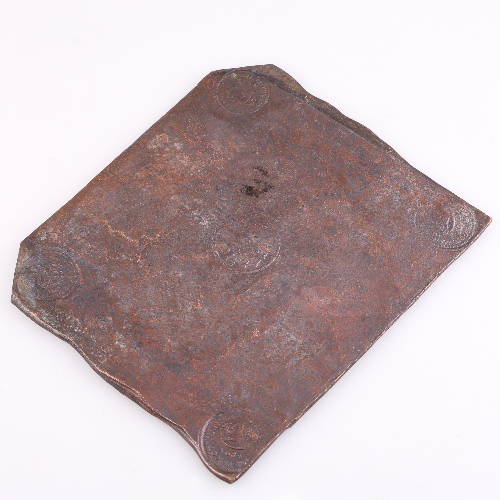 PLÅTMYNT, silvermynt, Karl XI, 2 Daler, 1684.