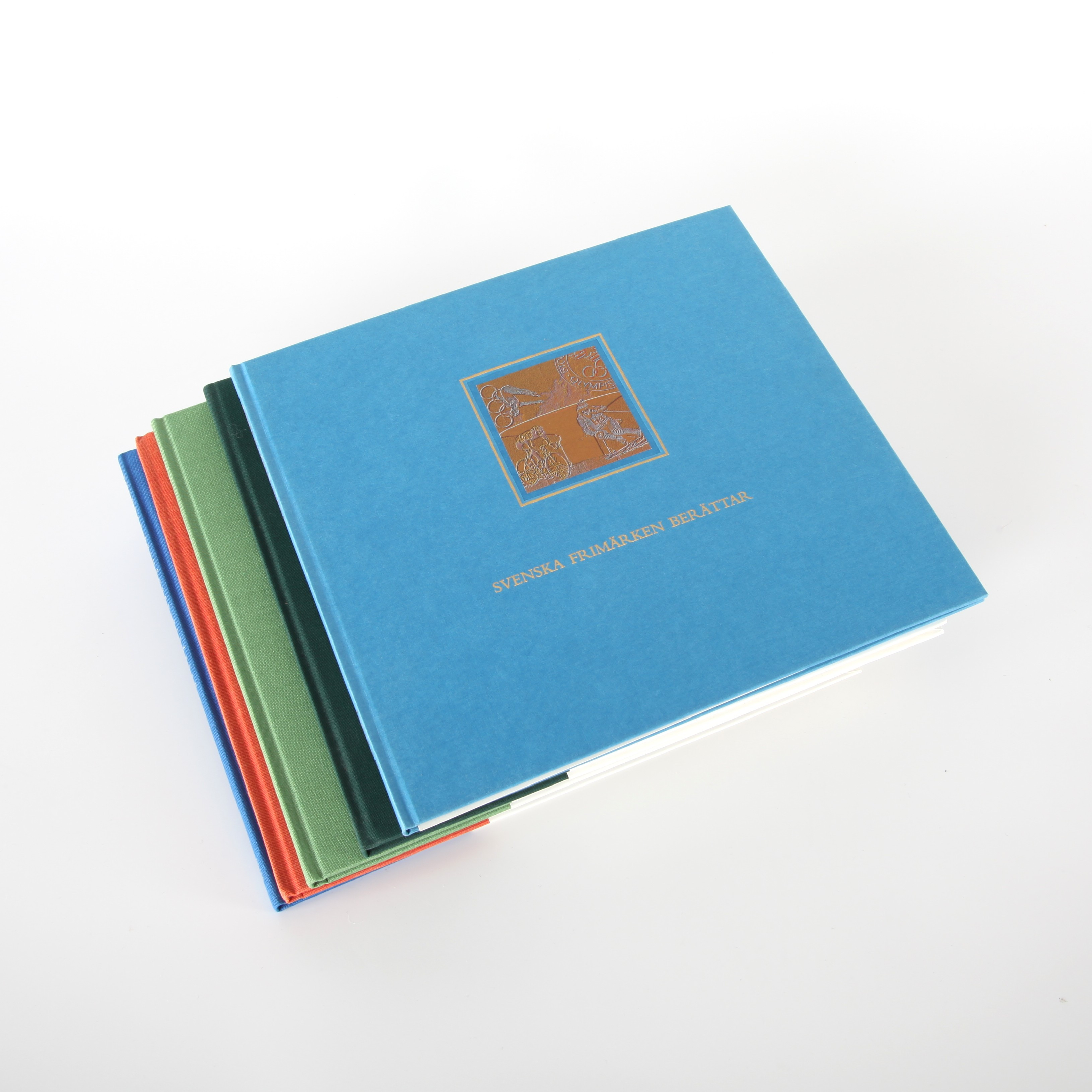 "SVENSKA FRIMÄRKEN BERÄTTAR" 1991-1999, 5 st, begränsade upplagor.