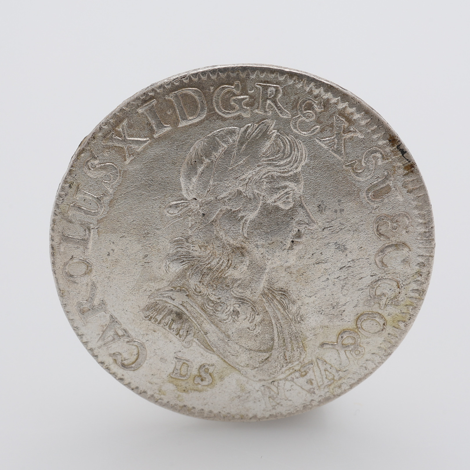 BESITTNINGSMYNT, SILVER, 1/3 THALER, Pommern 1674. 9,7 g.