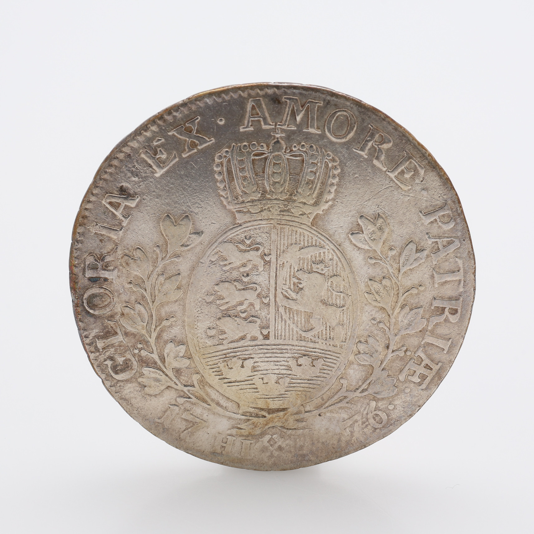EN 1/2 SPECIEDALER, NORGE, 1776, silver, 14,1 g.