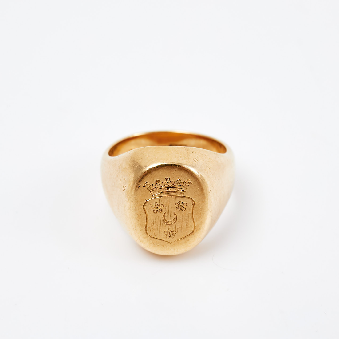 KLACKRING, 18 k guld, Sengels Guldsmedja Ab, Stockholm, 1977.