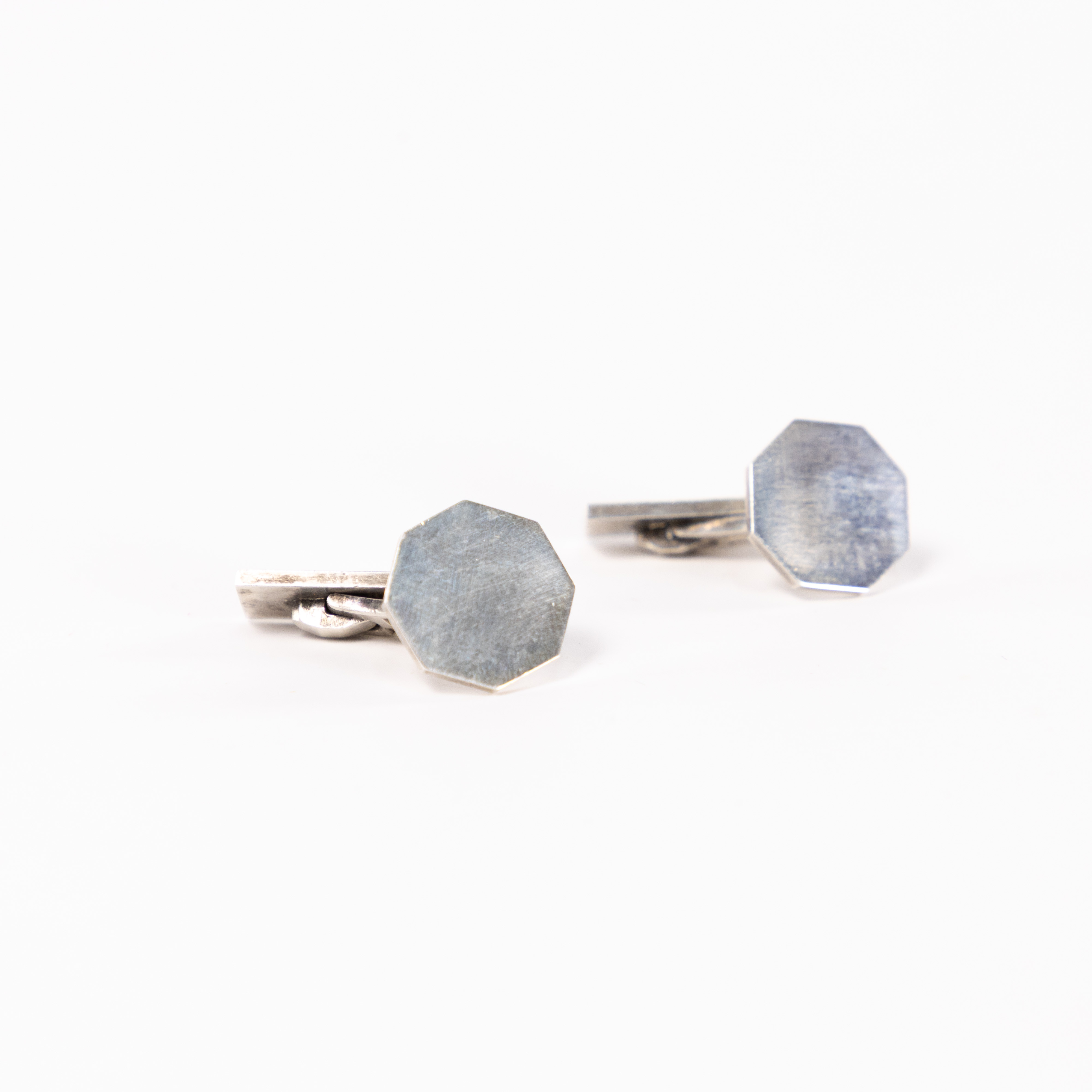 WIWEN NILSSON. Manschettknappar, ett par, sterlingsilver.