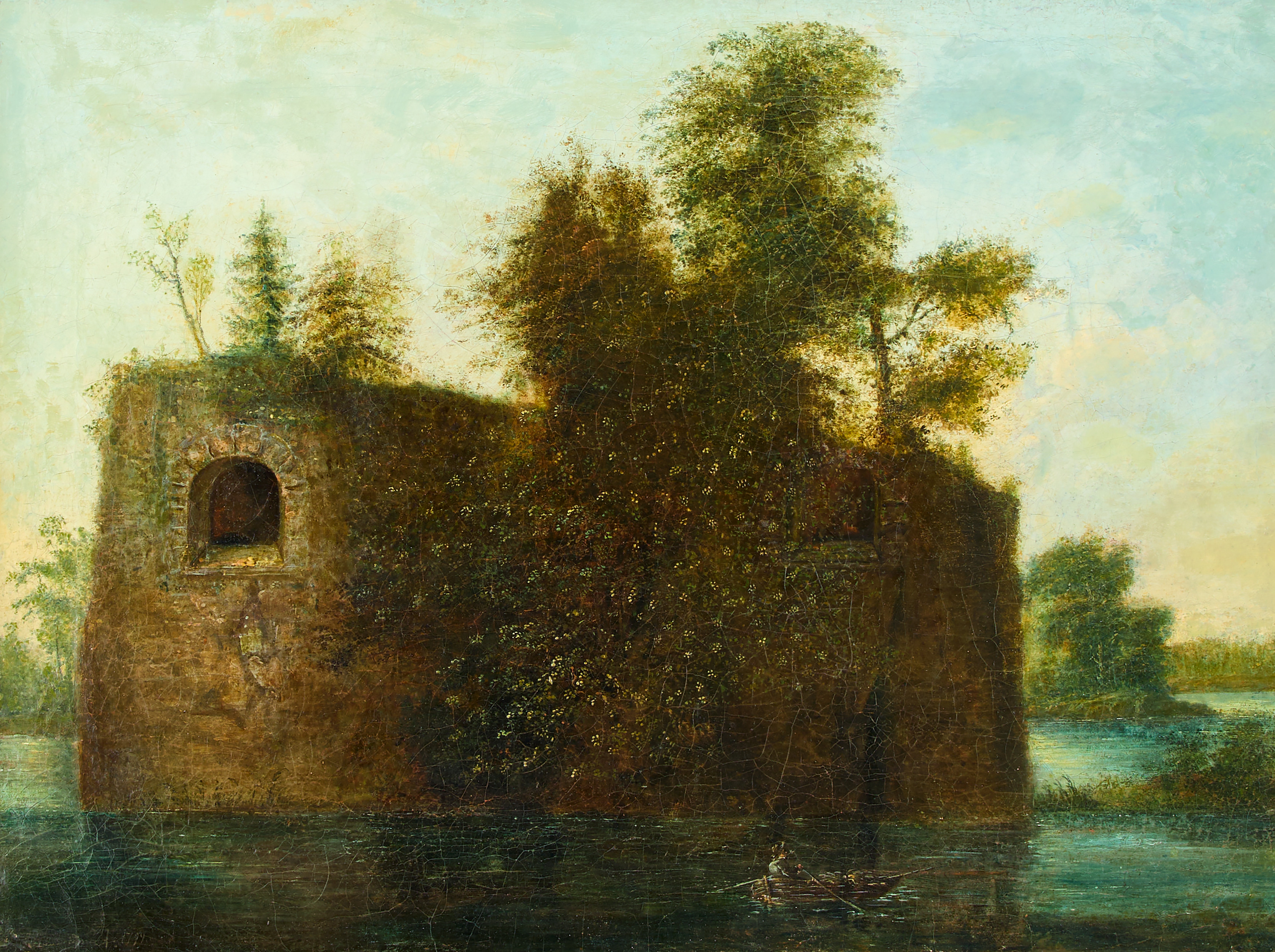 CARL PETER HILLESTRÖM. Borg i landskap.