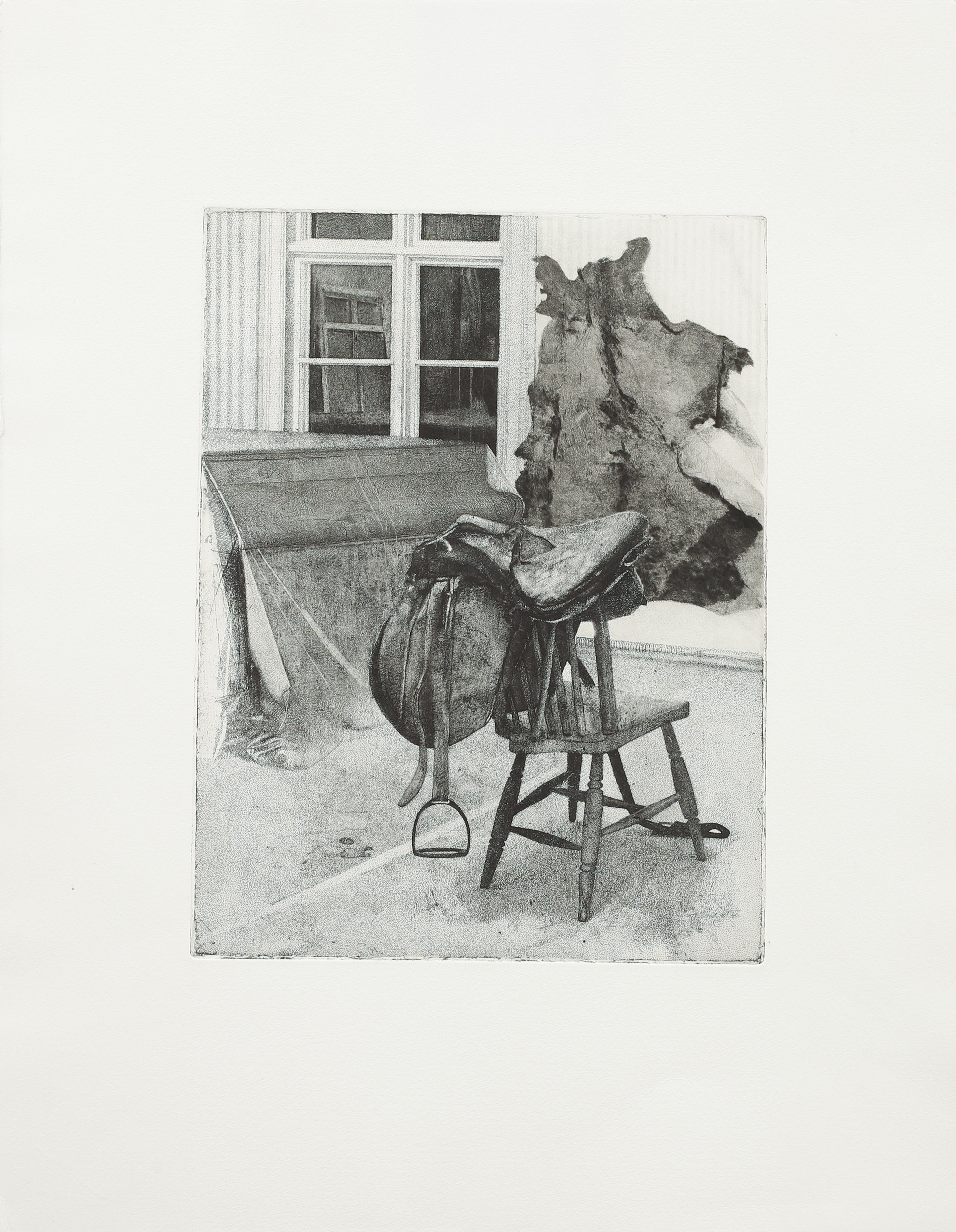 JOHN-ERIK FRANZÉN. Etsningar, 2 st.