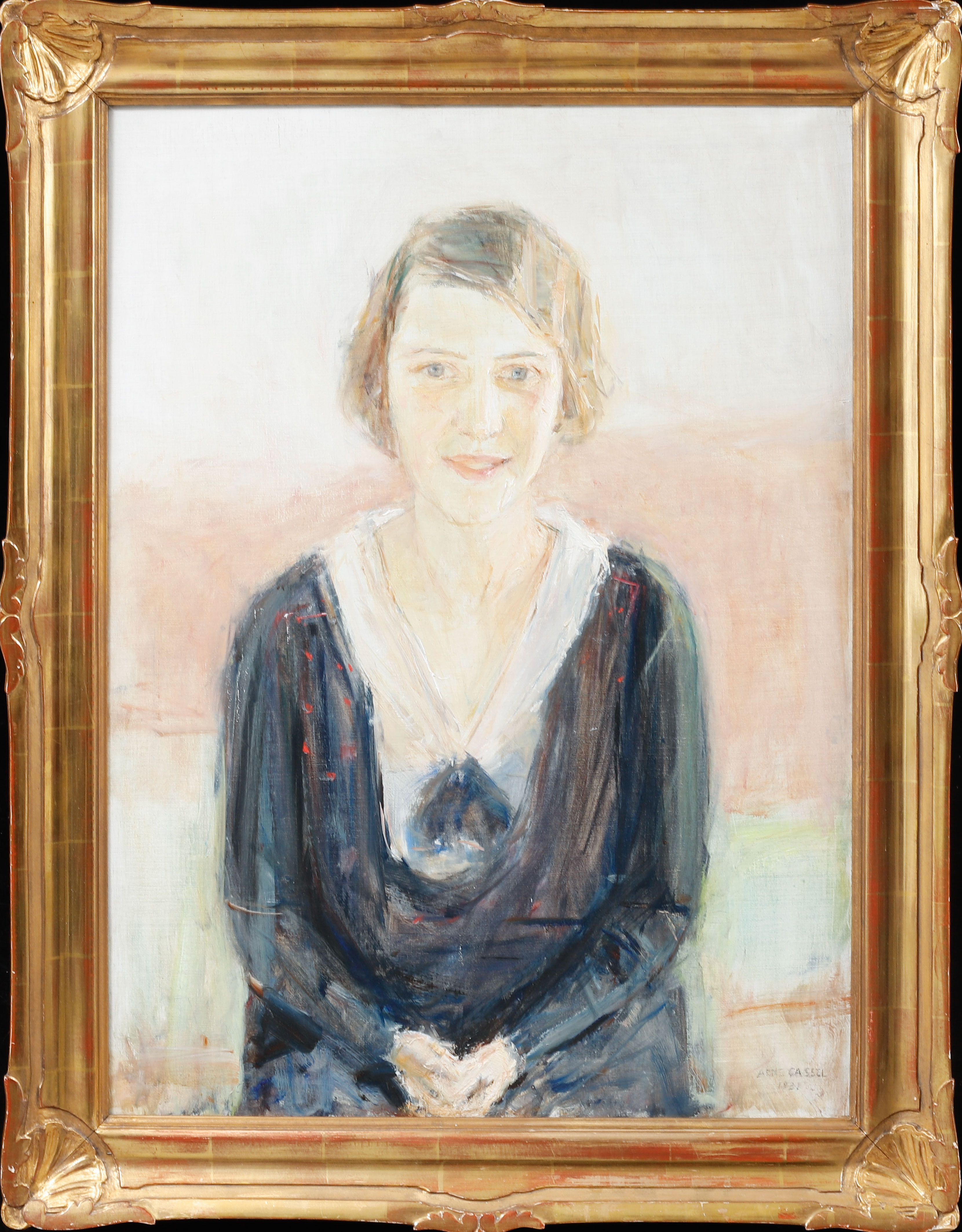 ARNE CASSEL. Porträtt, olja på duk, signerad och daterad.