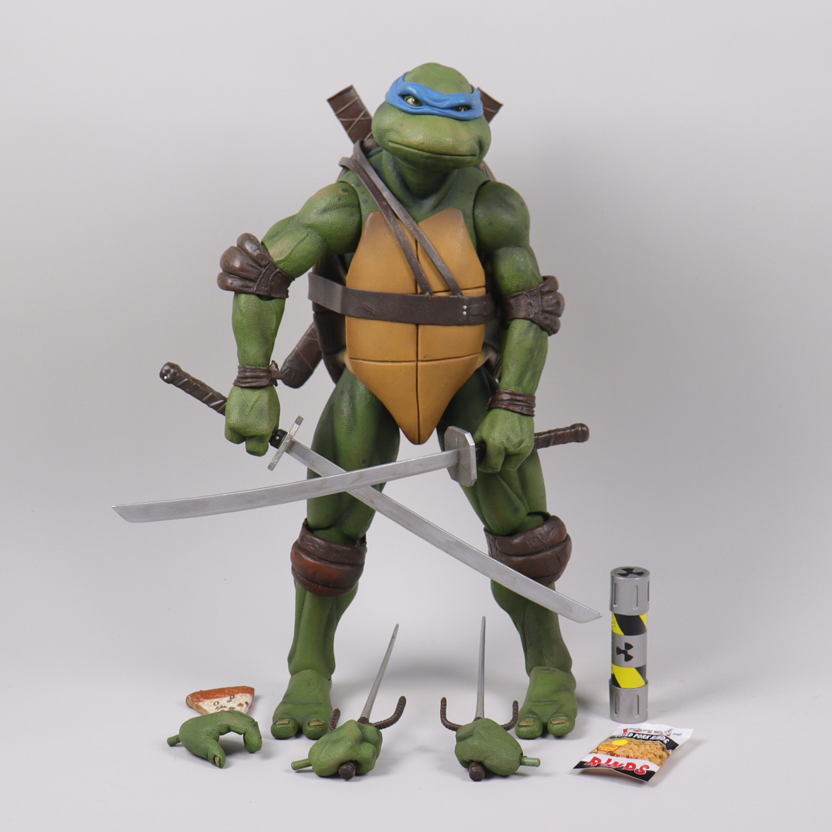 TMNT, "Leonardo", actionfigur, Viacom Neca, Teenage Mutant Ninja Turtles, 2016.