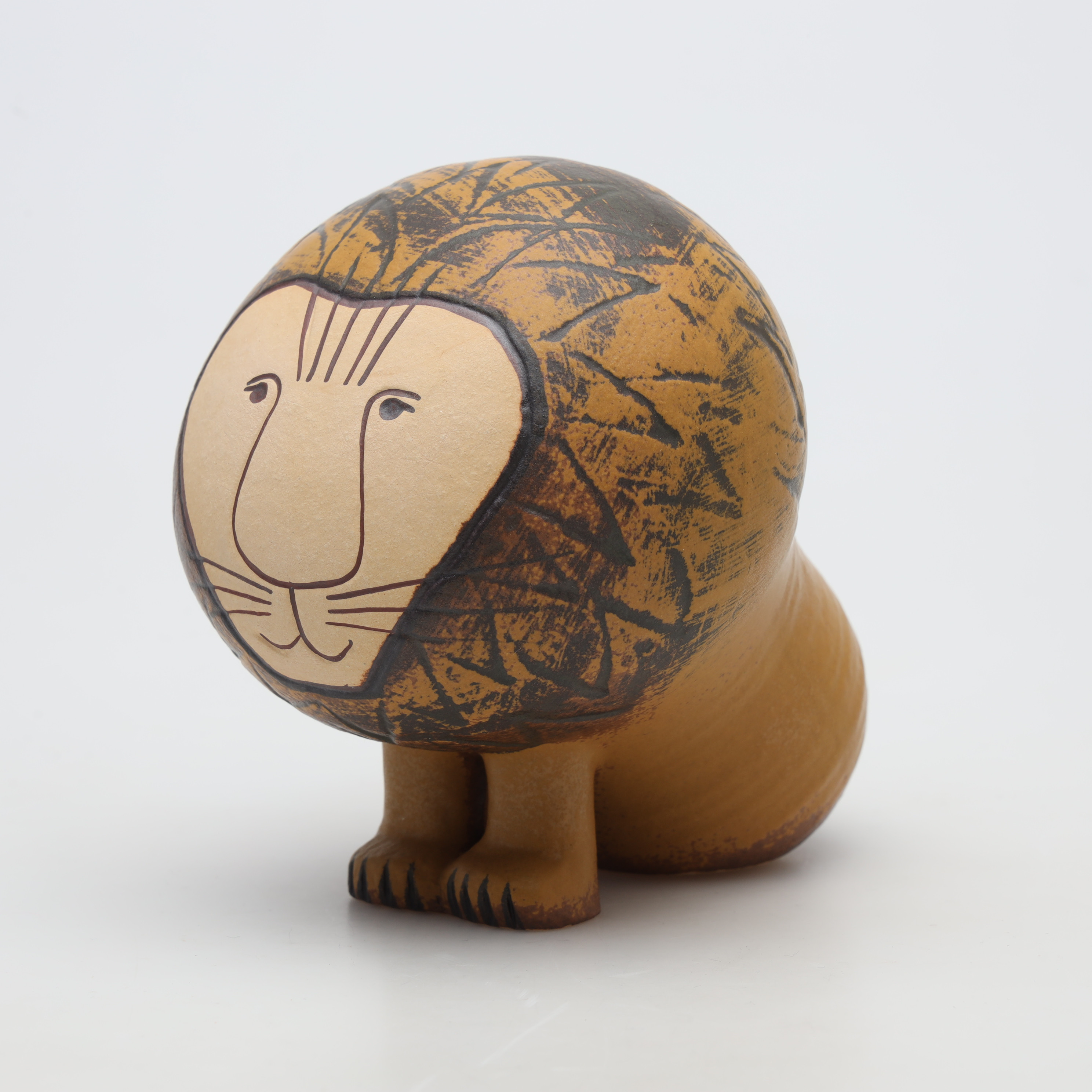 LISA LARSON. FIGURIN, stengods, "Lejon Midi", ur serien "Afrika", Gustavsberg.
