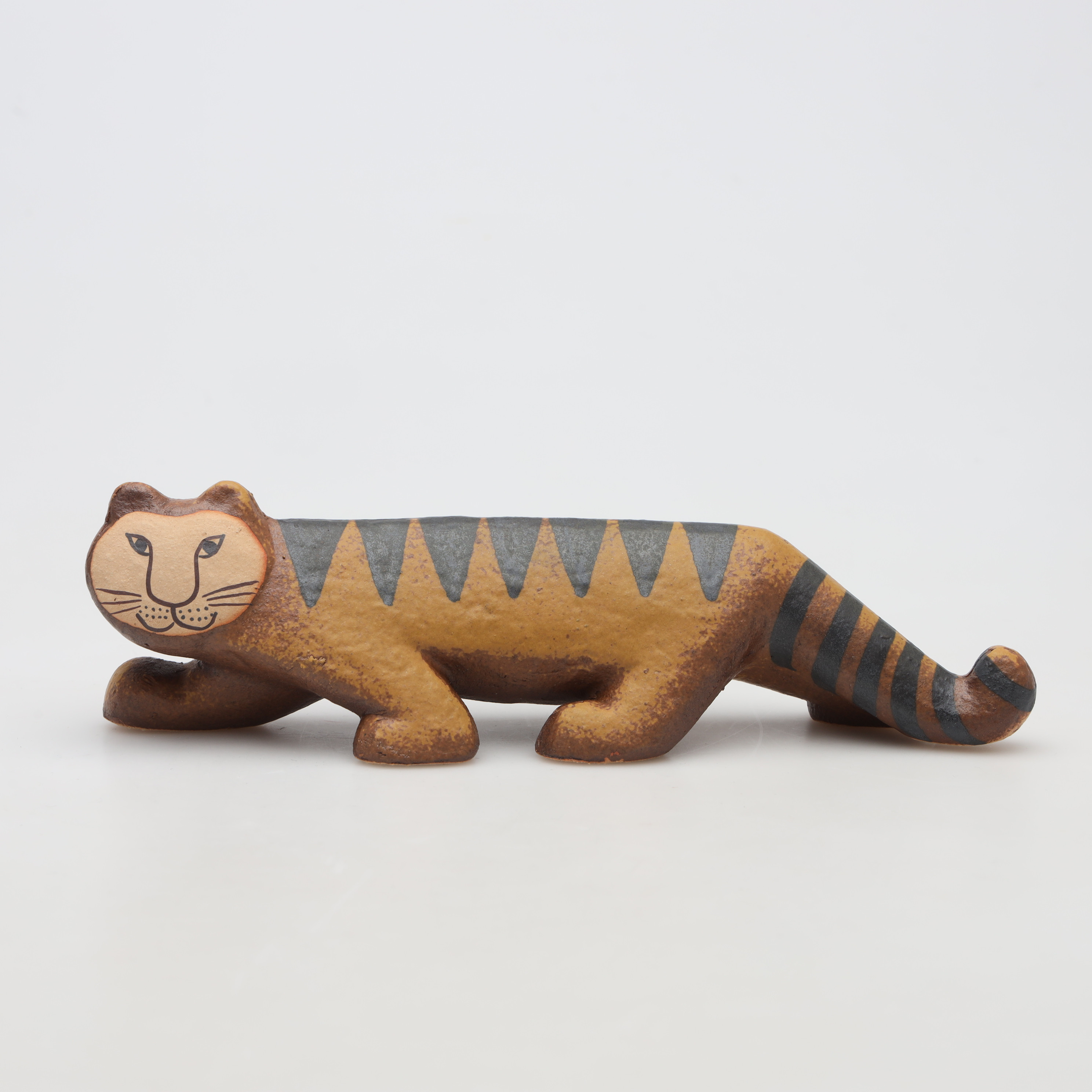 LISA LARSON. FIGURIN, stengods, "Tiger", ur serien "Afrika", Gustavsberg.