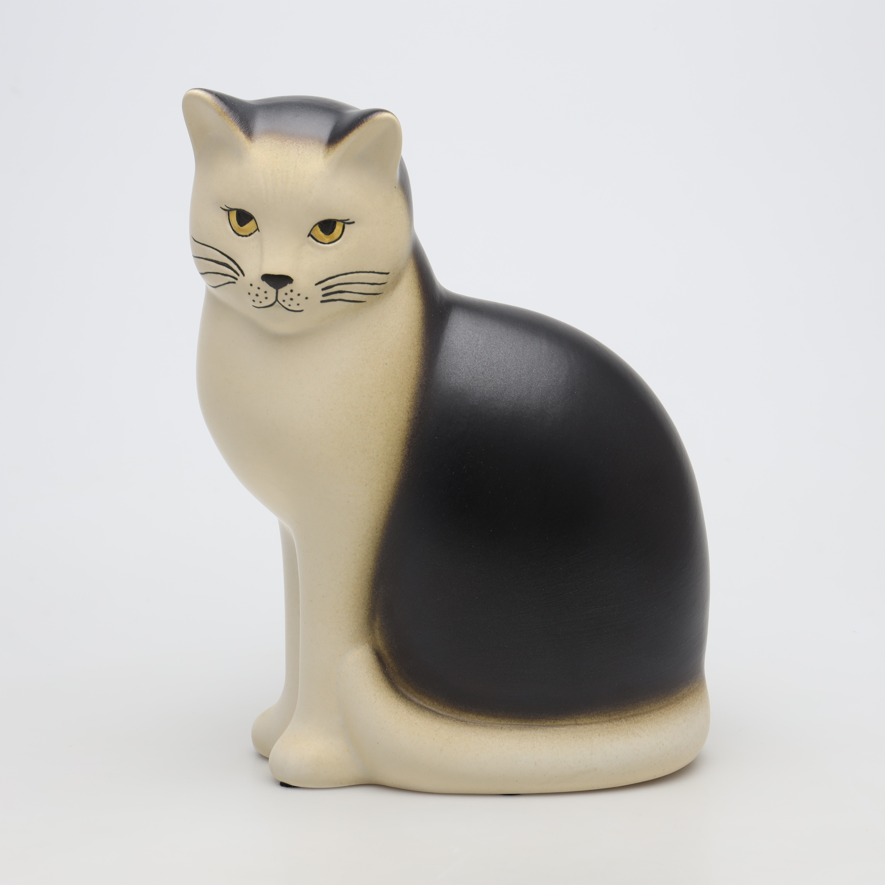 LISA LARSON. FIGURIN, stengods, katt, "Måns Maxi", Gustavsberg, K-studion.