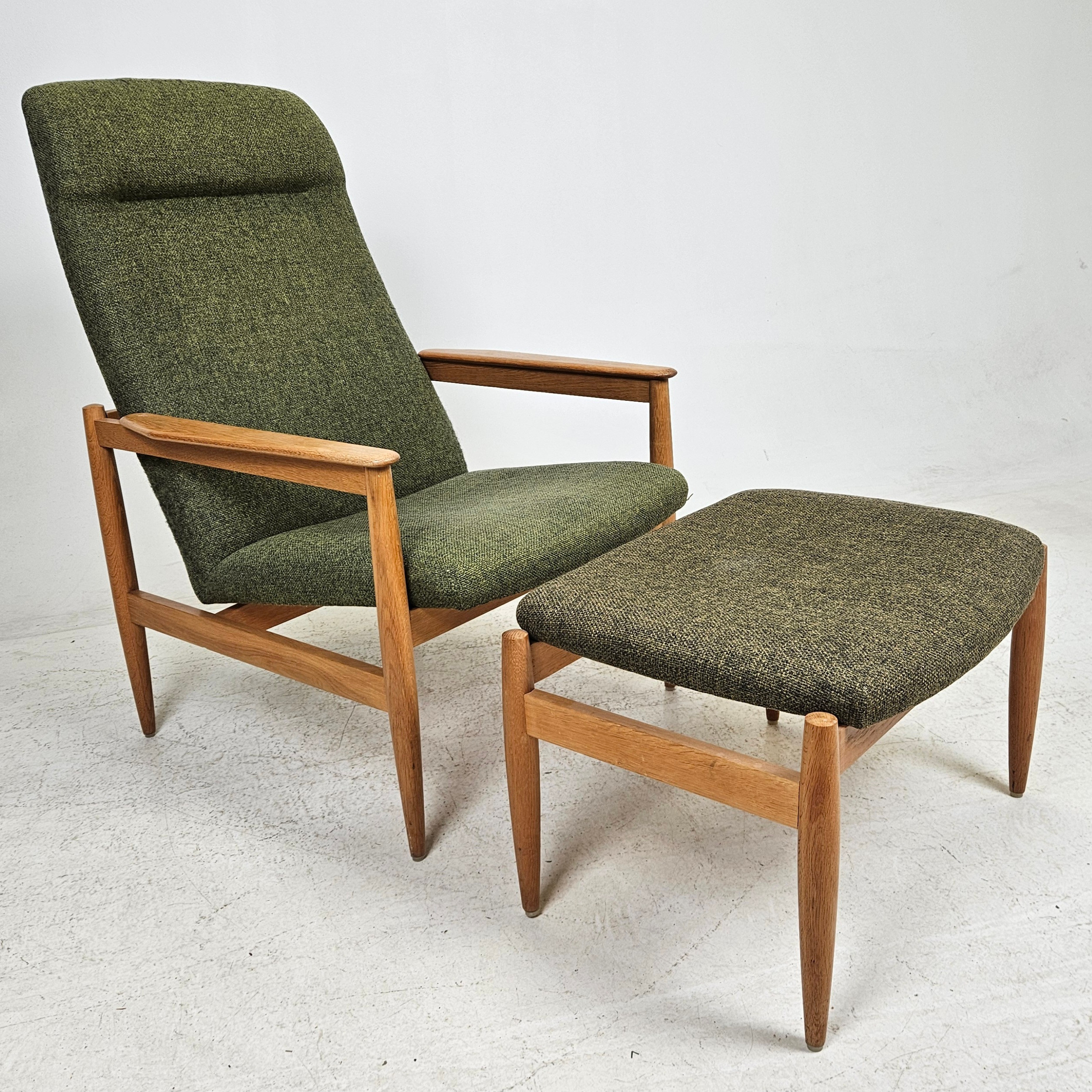 FÅTÖLJ MED FOTPALL, "Carlton", IKEA, 1960-tal.