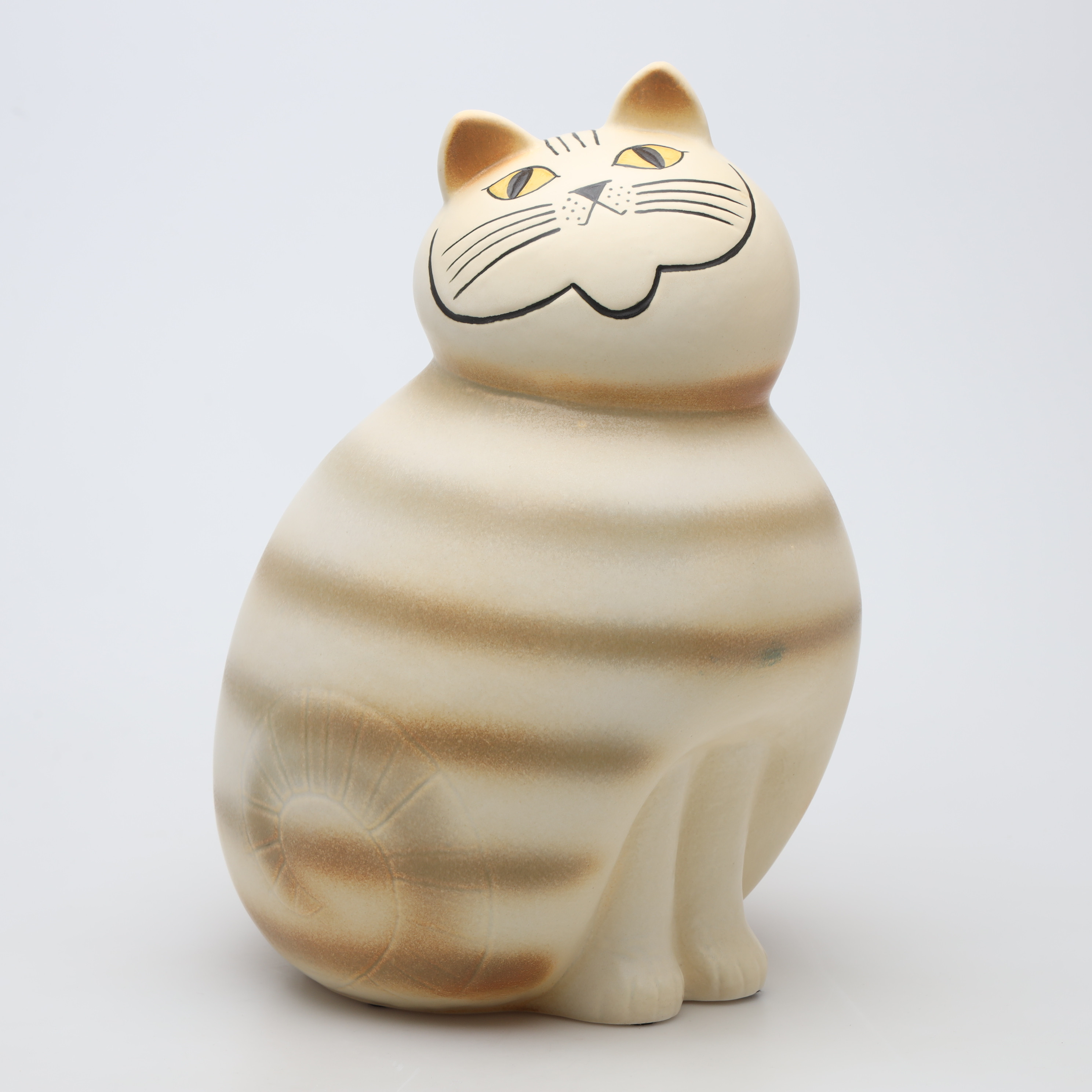 LISA LARSON. FIGURIN, stengods, katt, "Mia Maxi", Gustavsberg, K-studion.