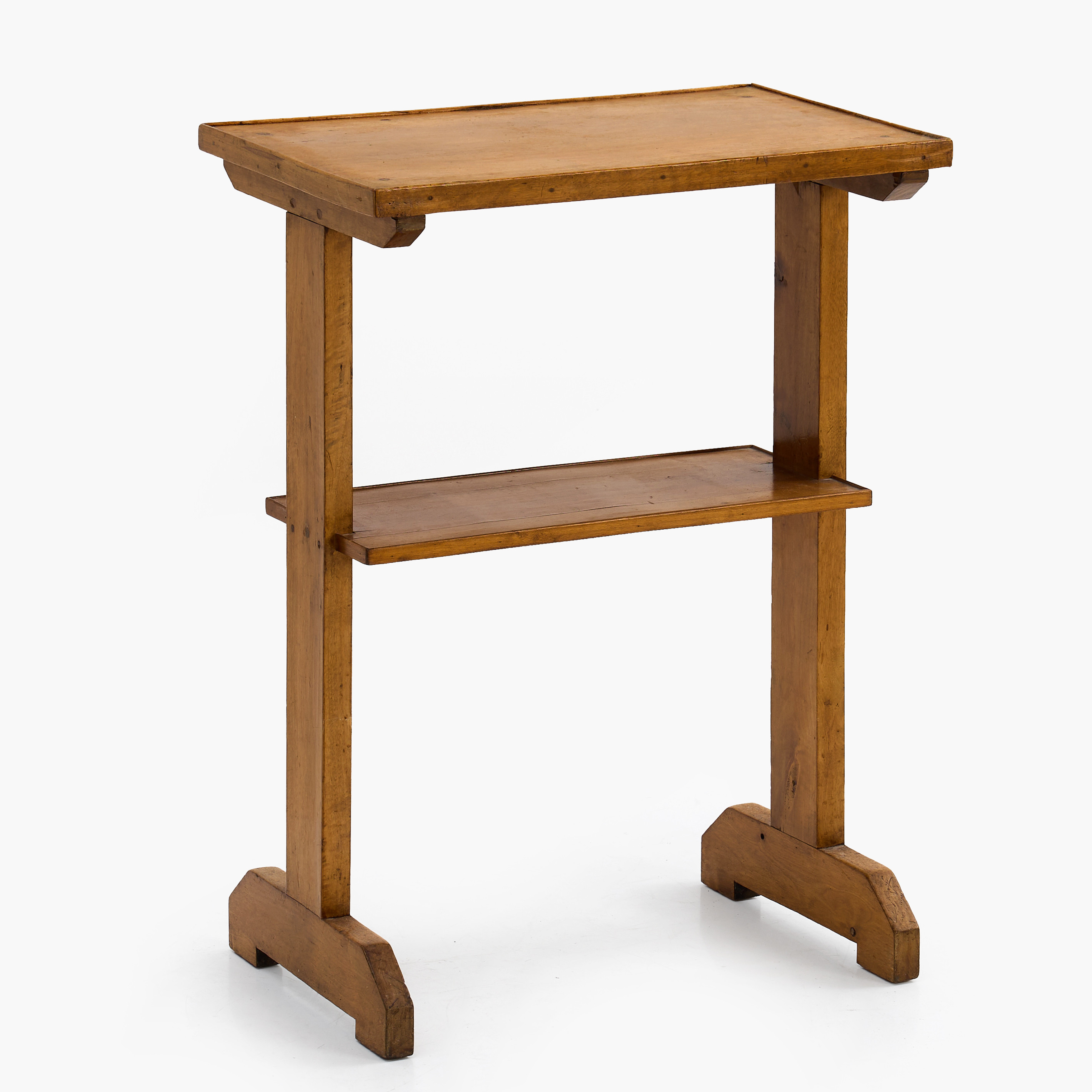 ETAGEBORD, mahognyfanér, omkring år 1900.