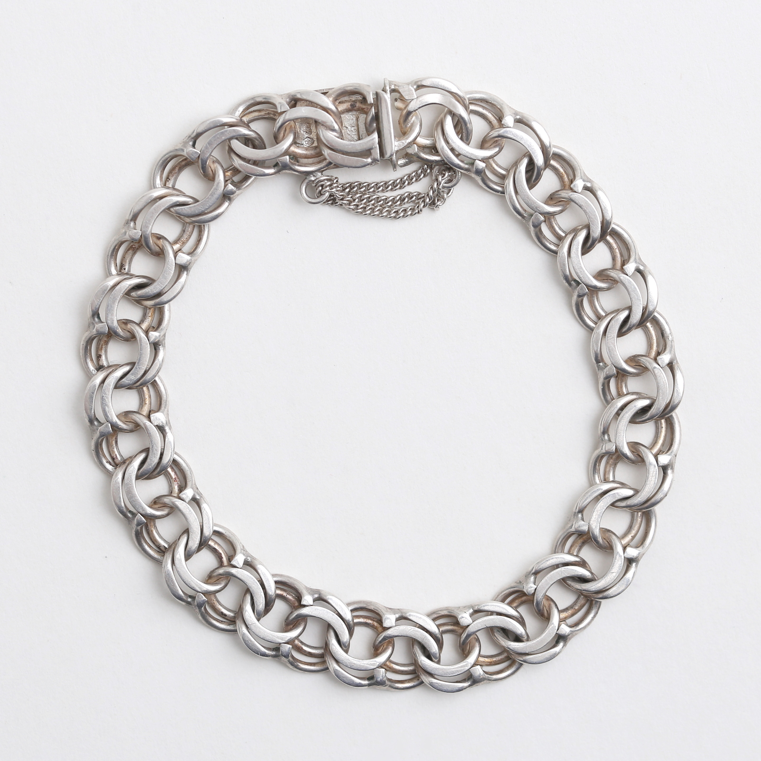 ARMLÄNK, bismark, silver, 20 gram.