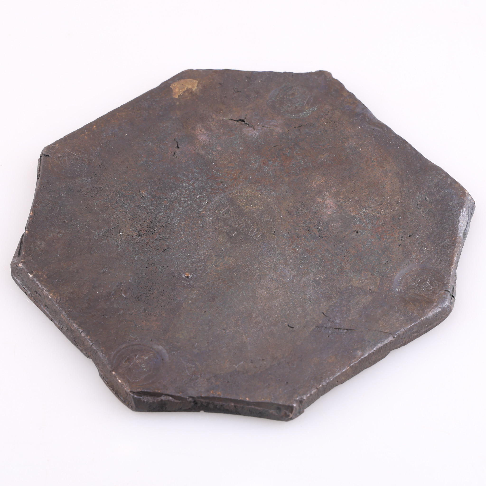 PLÅTMYNT, 2 daler, DSM, silvermynt, Stockholm, Karl XII, 1714 "kanon".