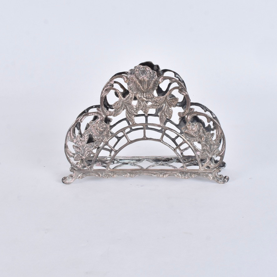 SERVIETTHÅLLARE, silver, Gösta Wessfeldt Malmö.