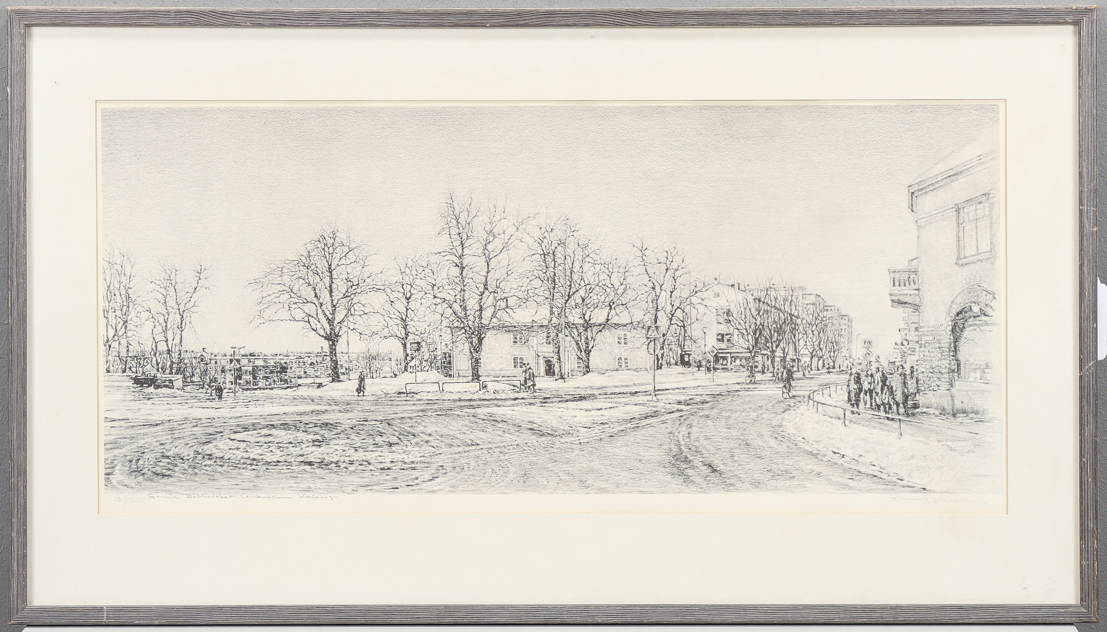 EINAR PERSSON. Litografi 139/200, signerad.