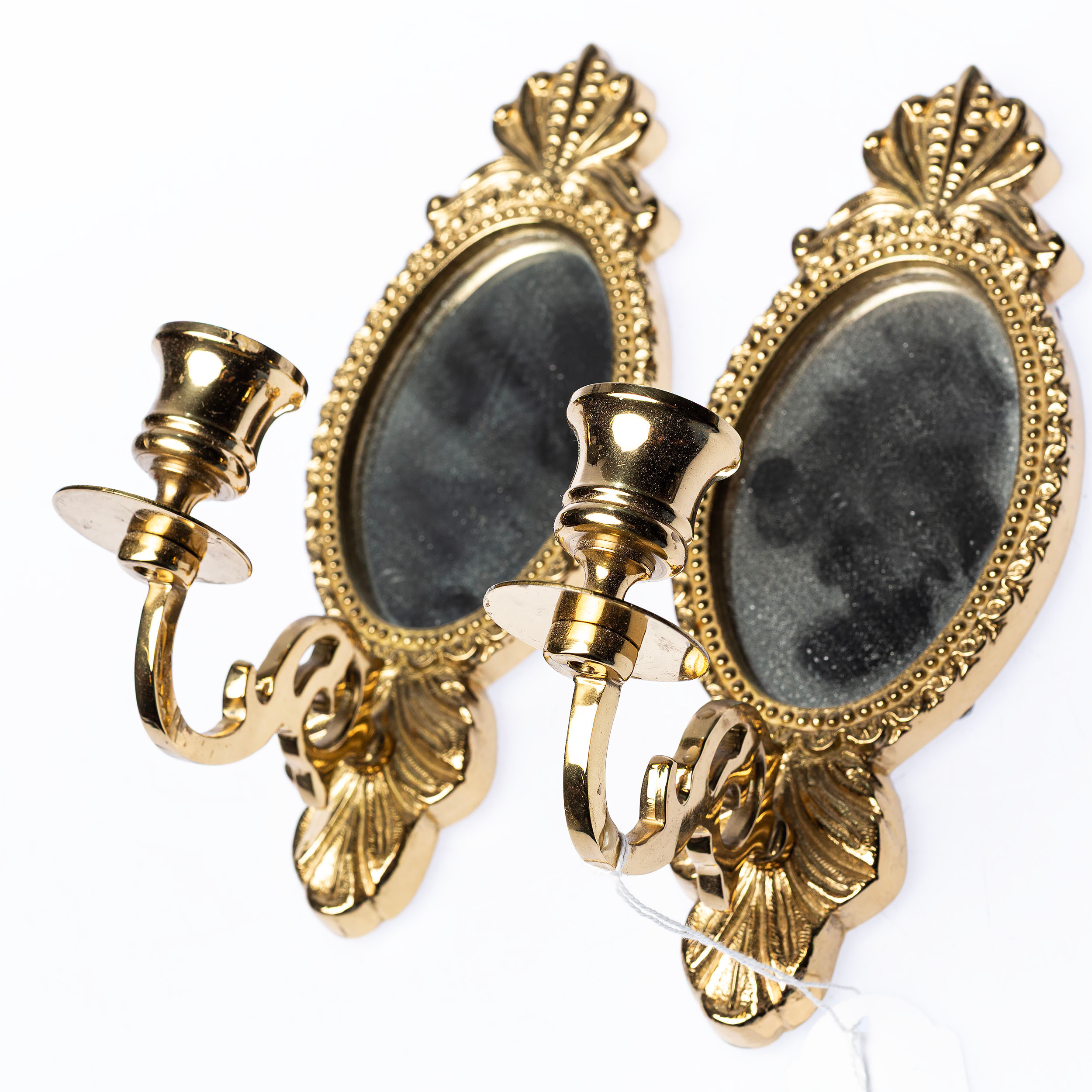 SPEGELLAMPETTER, 1 par, Gustaviansk stil, 1900 - talets andra hälft.