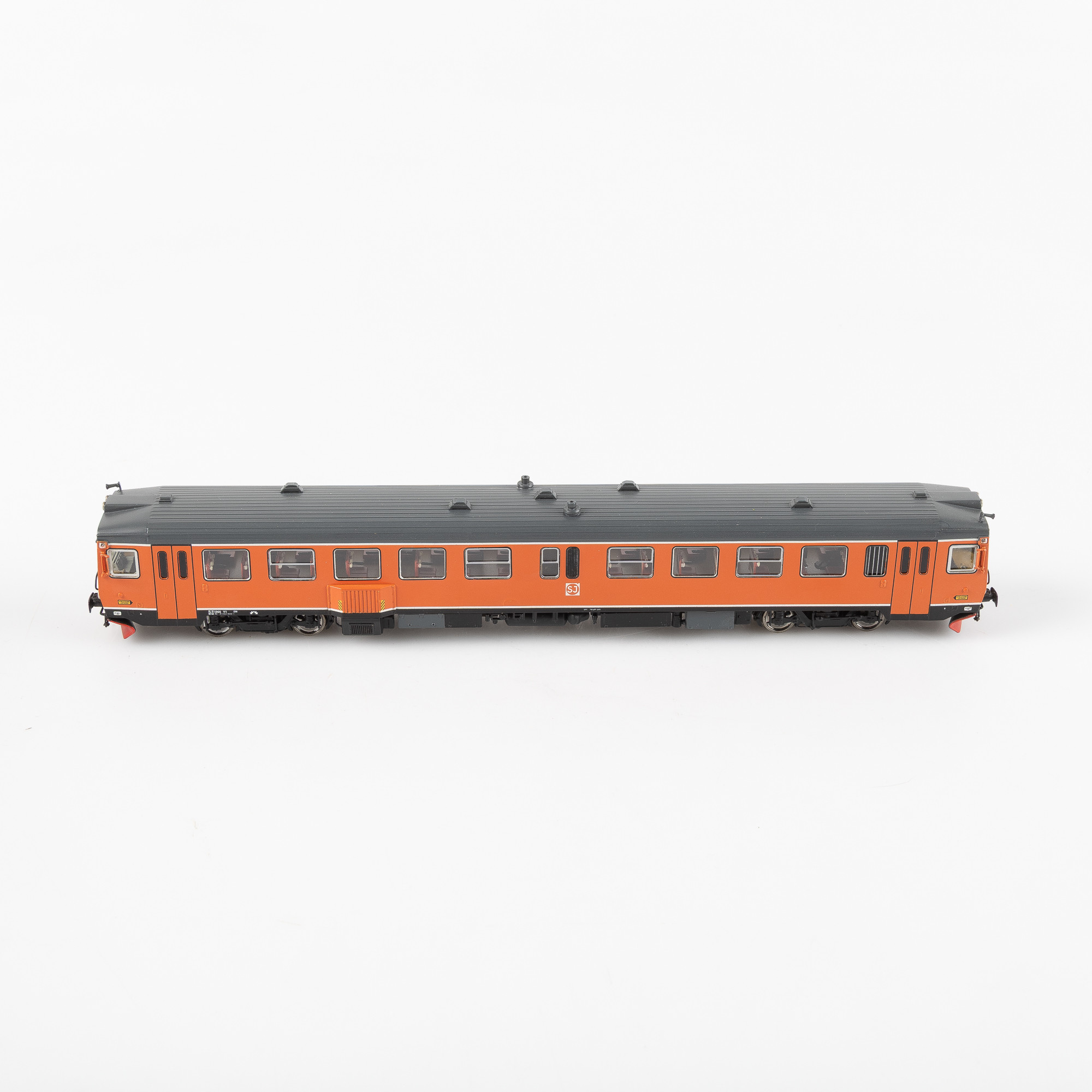 ONE87, modelljärnvägsdel, SJ:s dieselmotorvagn Y1 1366, DCC Sound, limiterad upplaga, nr 8/150.