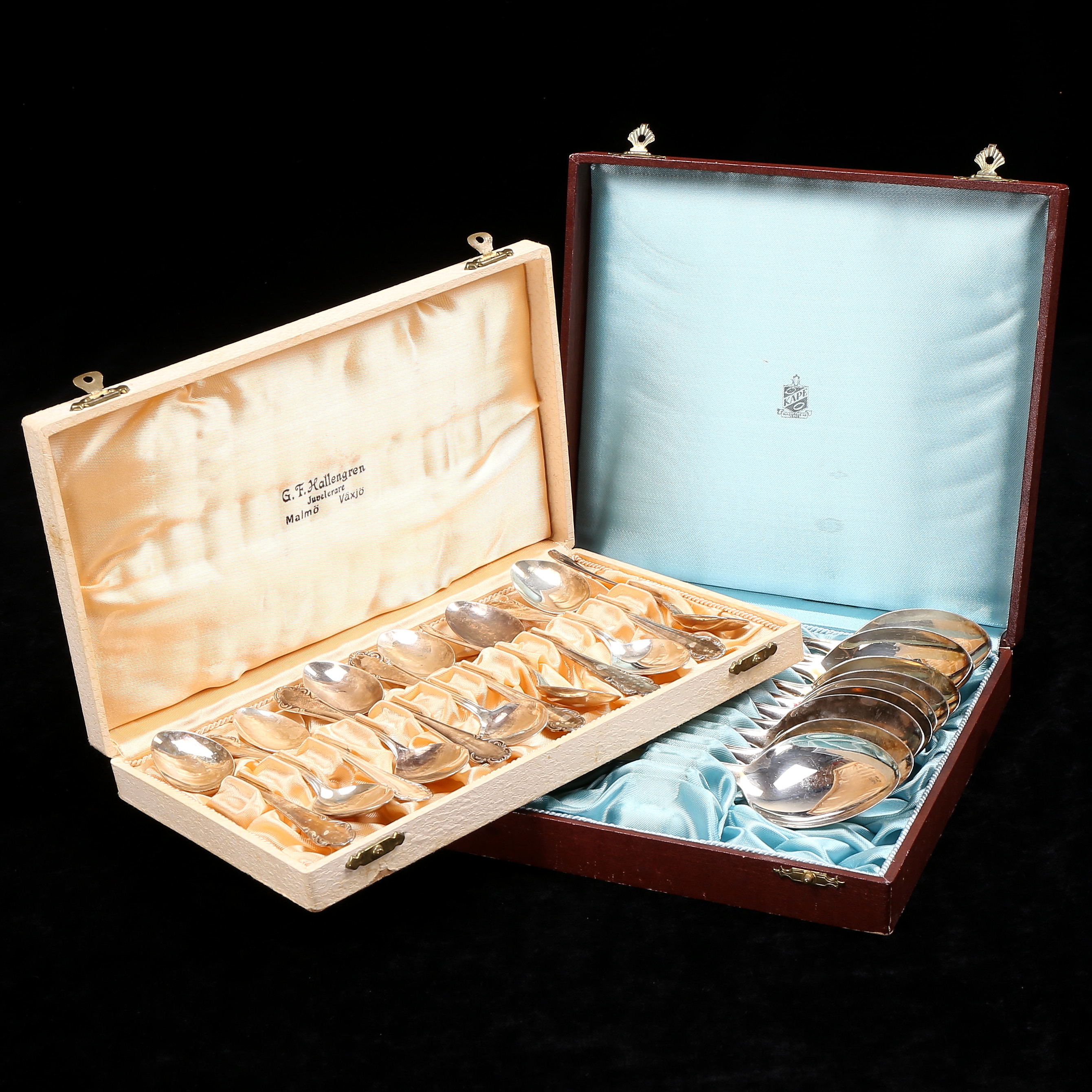 SKEDAR, 22 st, silver, "Haga", vikt 297 gram.