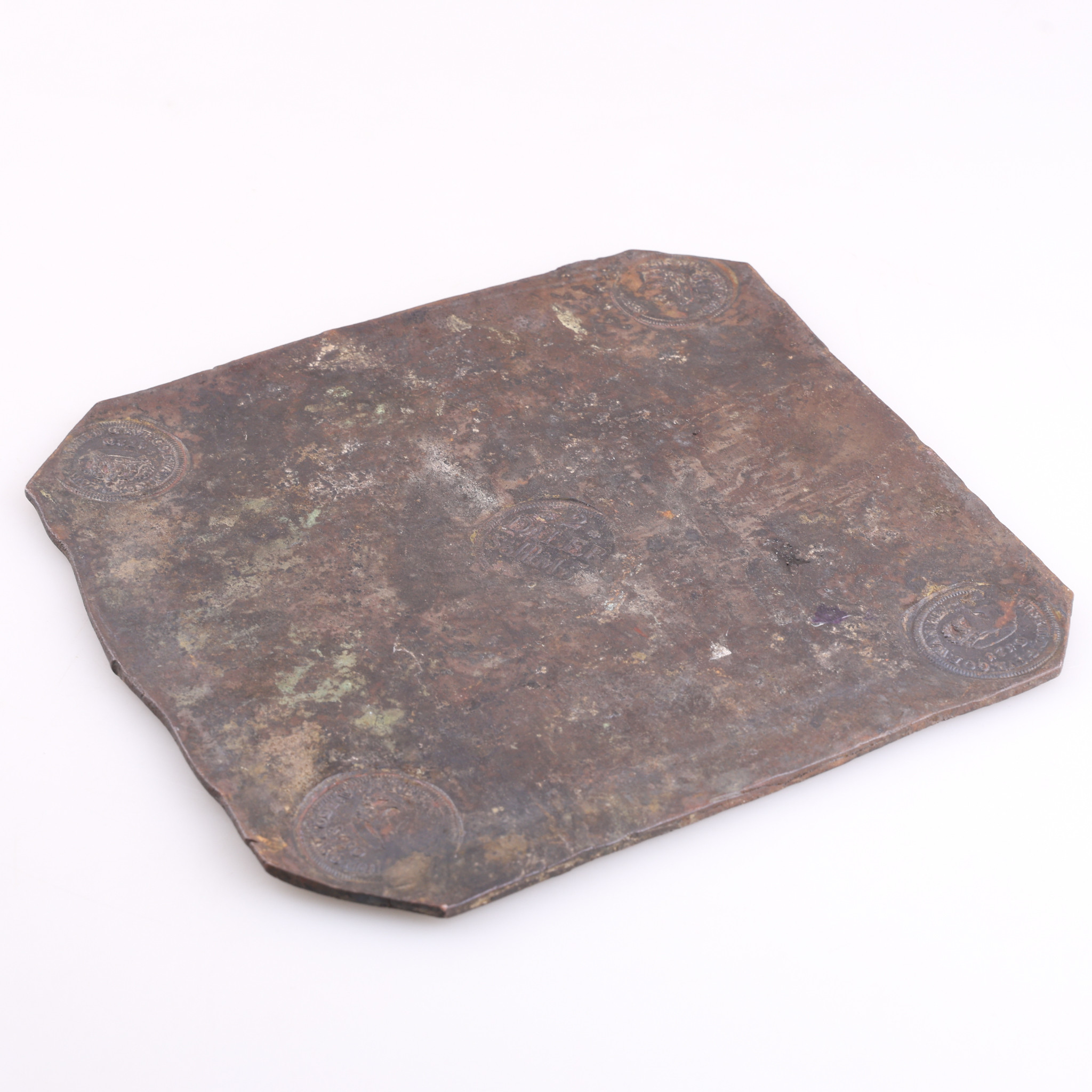PLÅTMYNT, Avesta, 2 daler silvermynt, 1710, Karl XII.