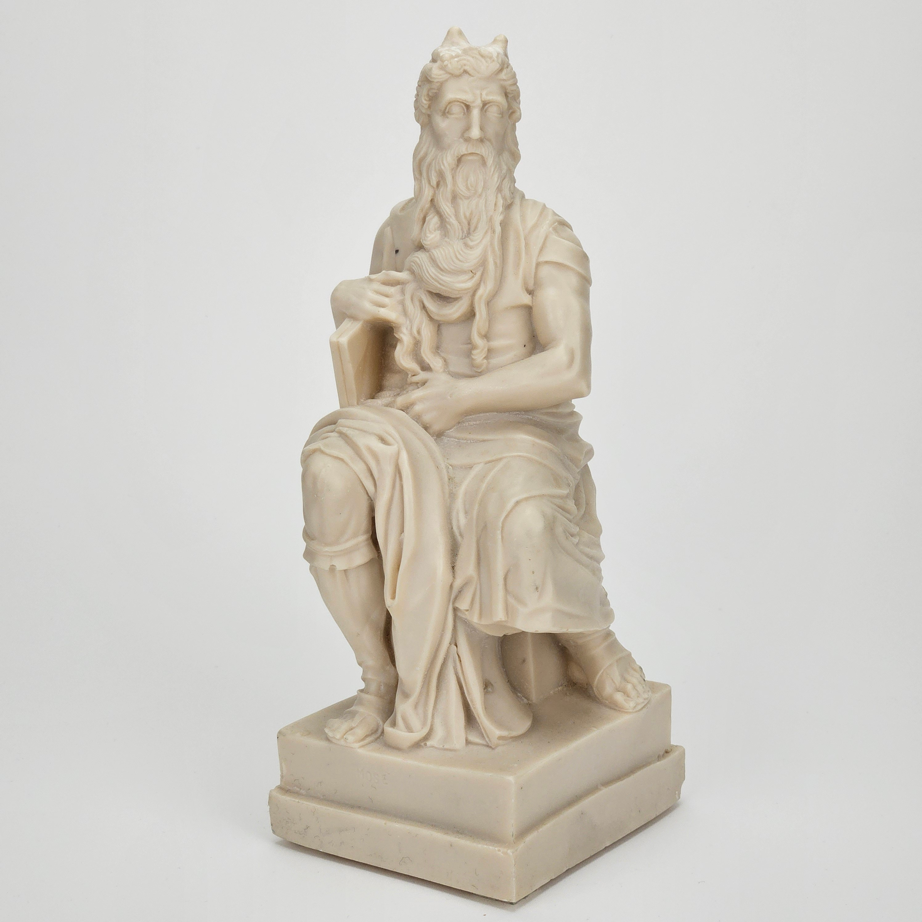 MICHELANGELO BUONARROTI. EFTER. "Mose". Skulptur, konstmassa, 1900-tal.
