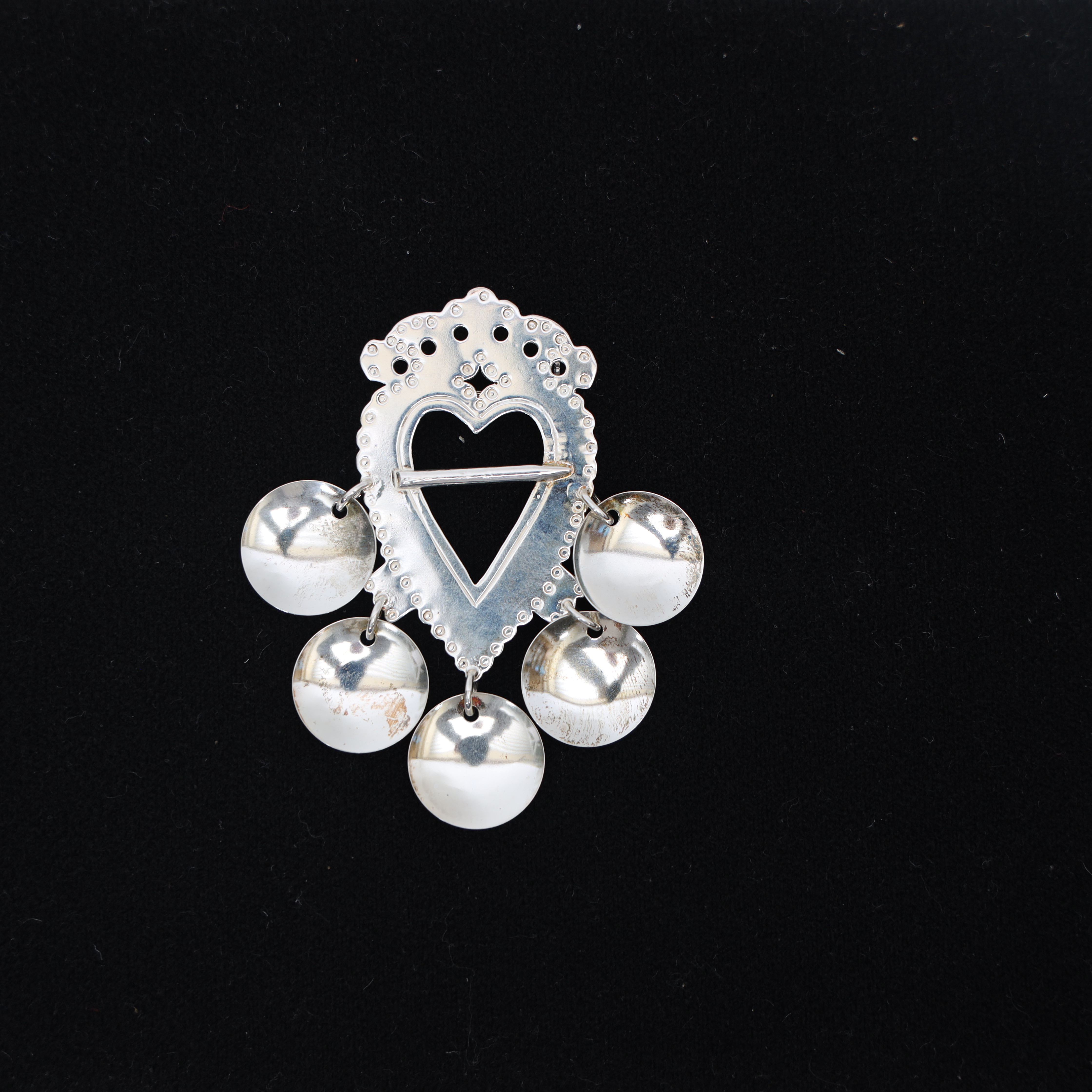 DRÄKTBROSCH, sterlingsilver.