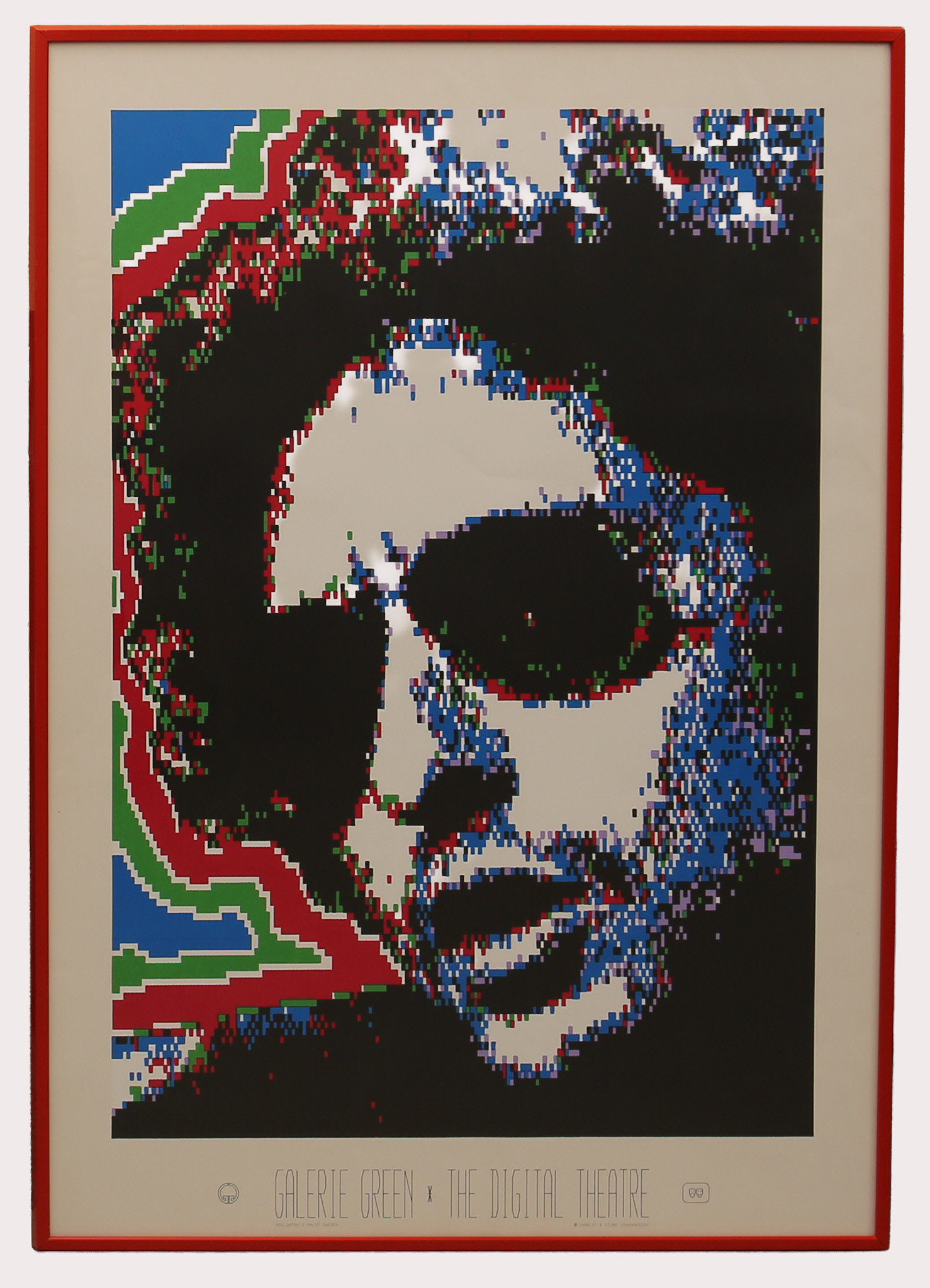 STURE & CHARLOTTE JOHANNESSON. Affisch, "Bob Dylan", Galerie Green.