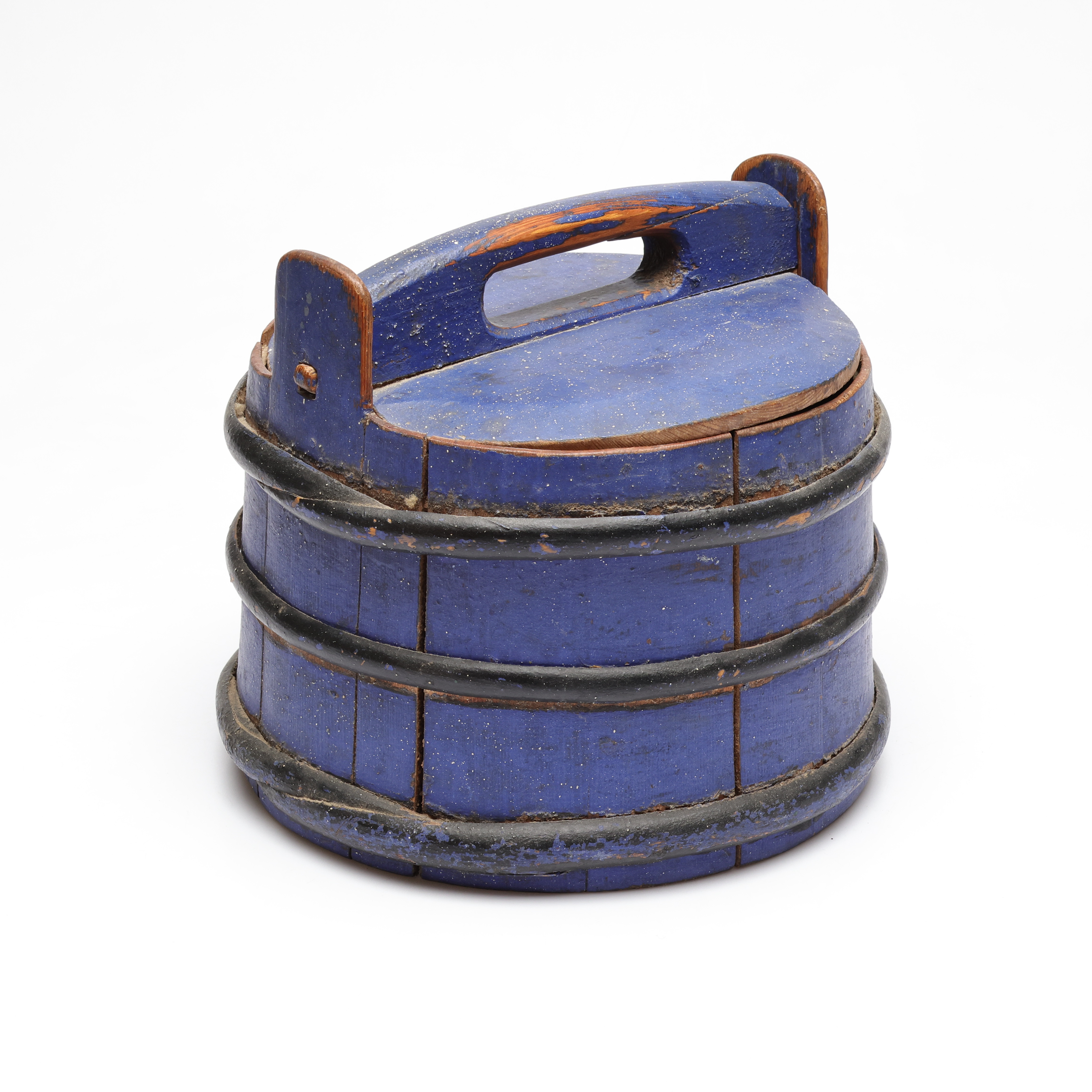 HINK, bemålat trä, allmoge, 1800-tal.