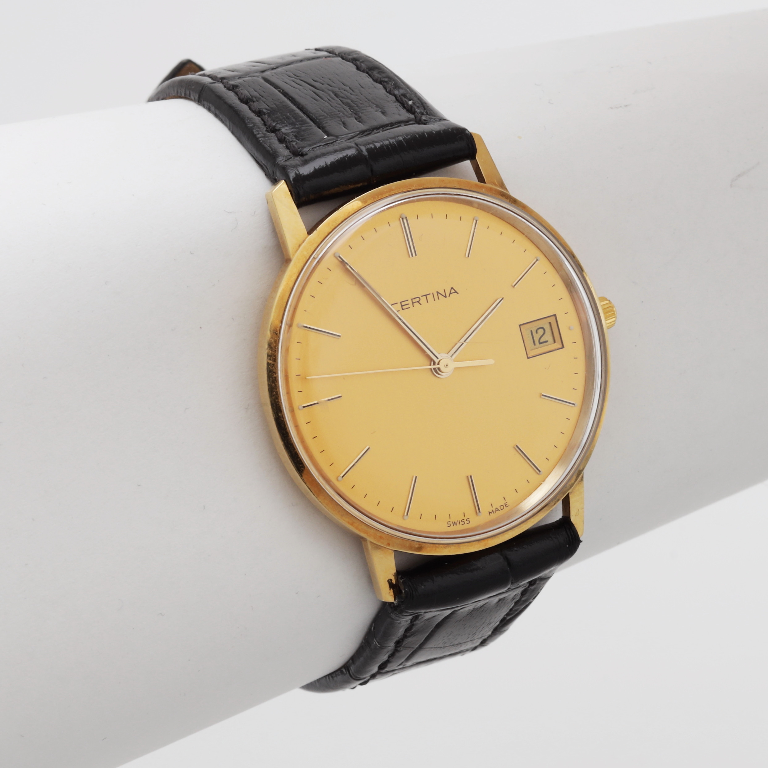 ARMBANDSUR, guld 18K, Certina, totalvikt 31 gram.