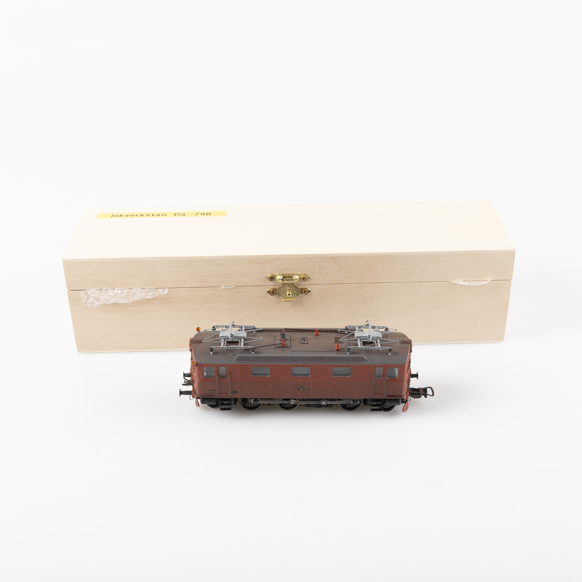 OKÄND TILLVERKARE, SJ: ellok Da 798, inköpt på Lokverkstan, märkt "Made in West Germany".