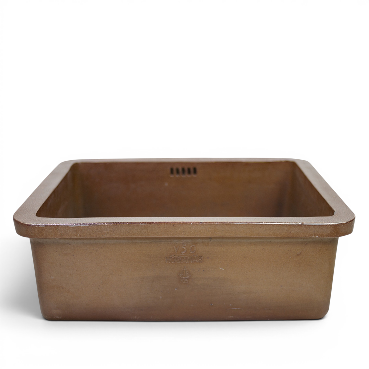 VASK, glaserat stengods, "V50", Höganäs Bolaget, 1900-tal.
