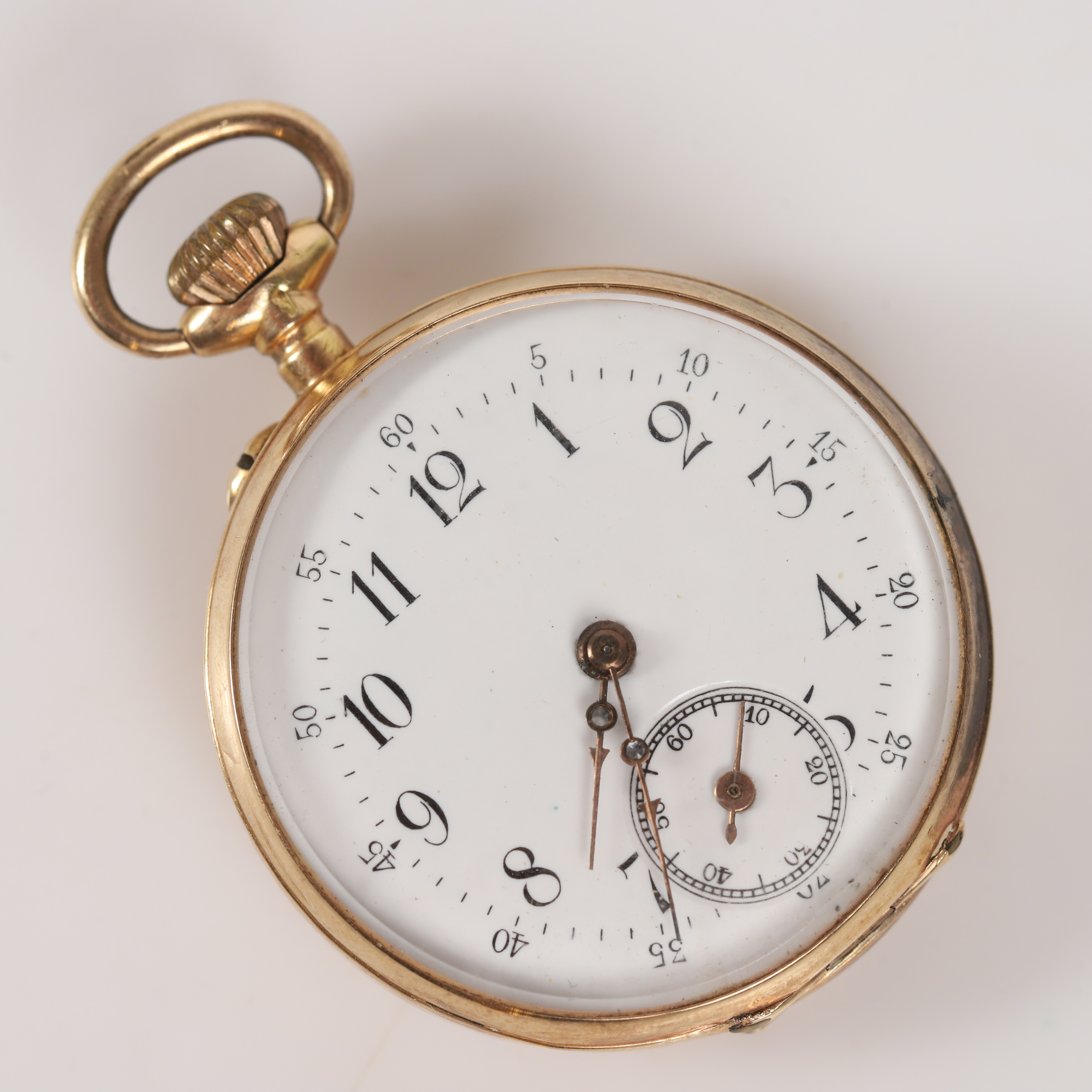 FICKUR, s. k. mormorsur, 14 K guld.
